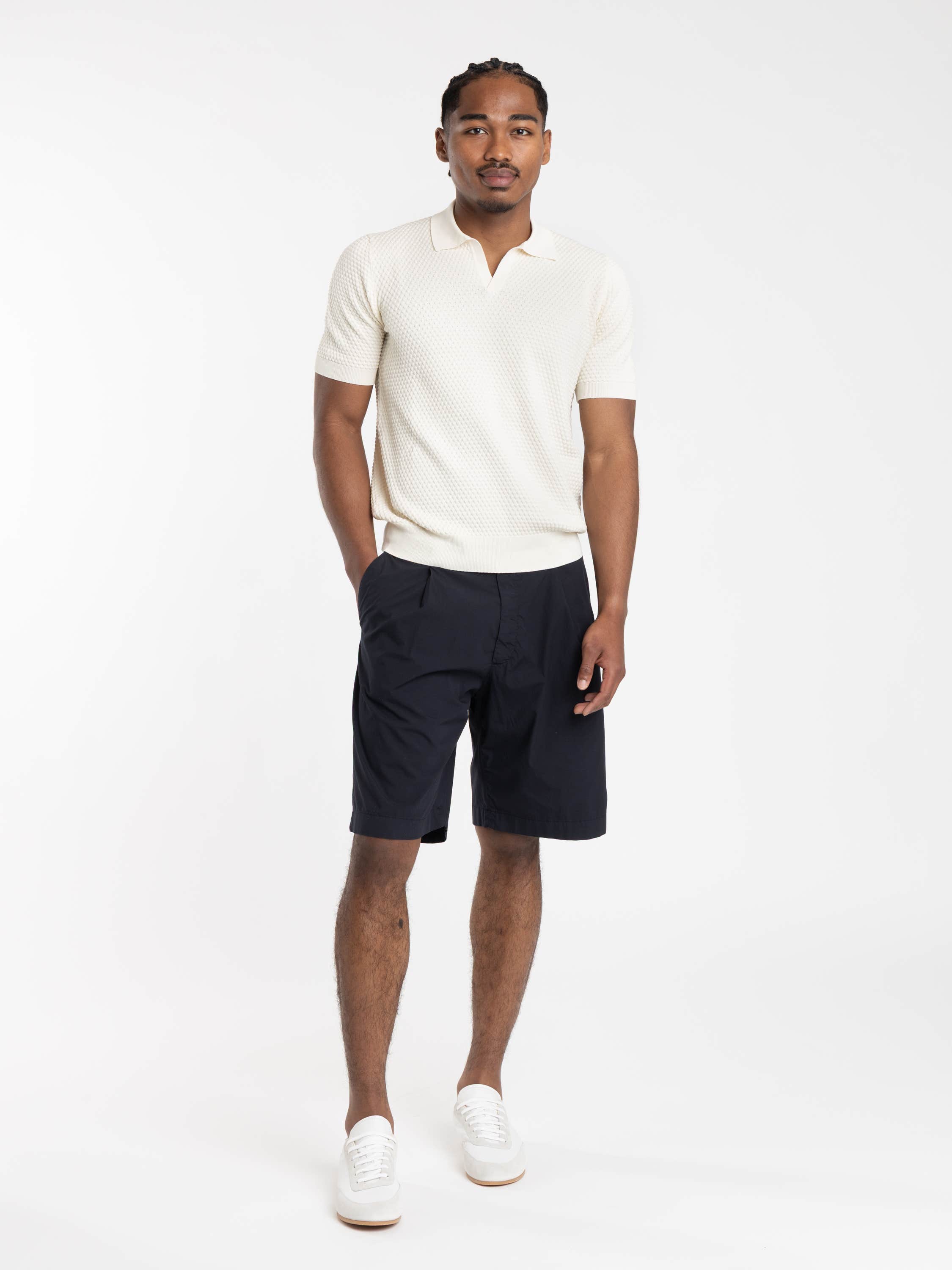 White Polo Tennis Short Sleeve Shirt