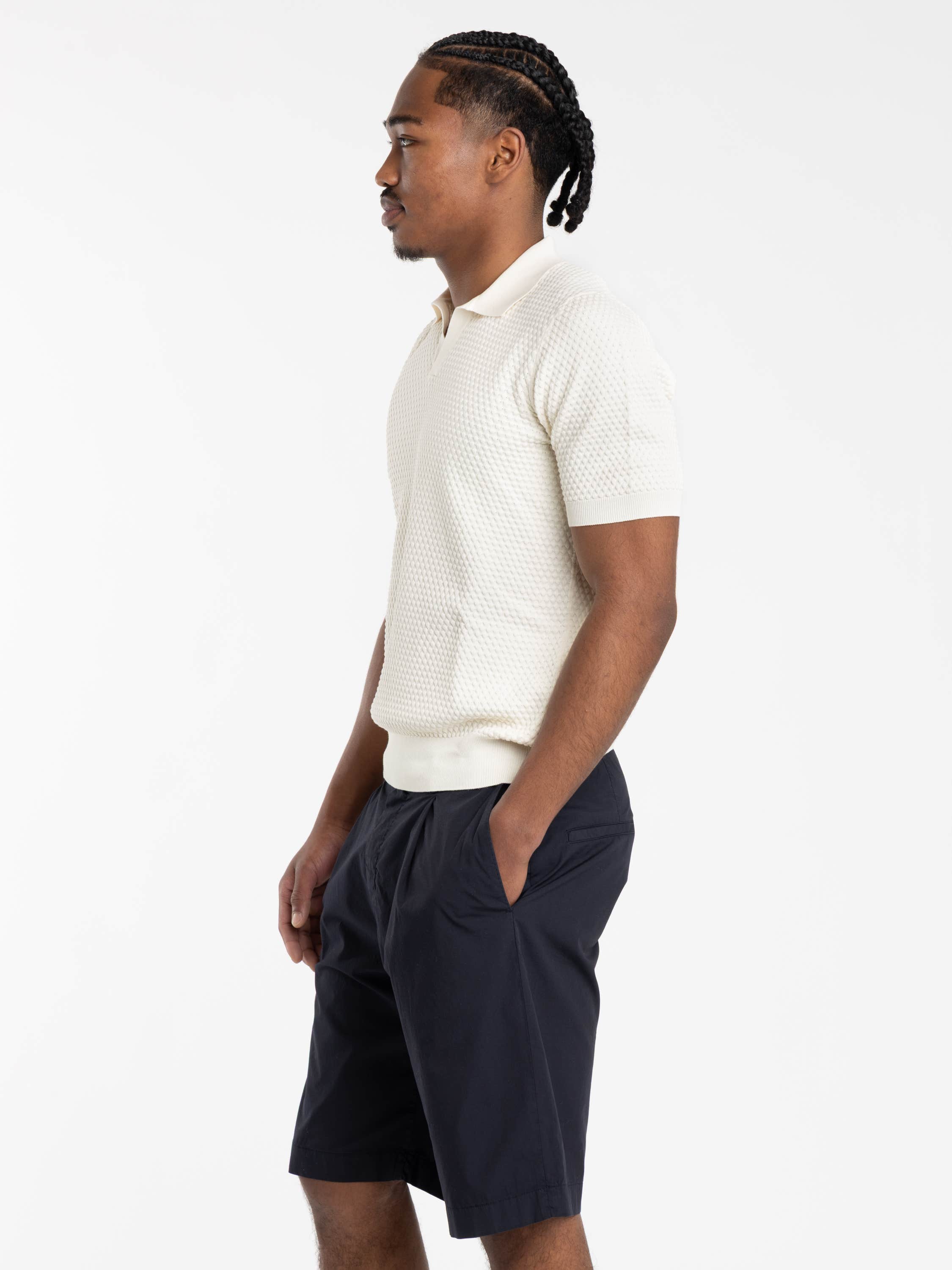 White Polo Tennis Short Sleeve Shirt