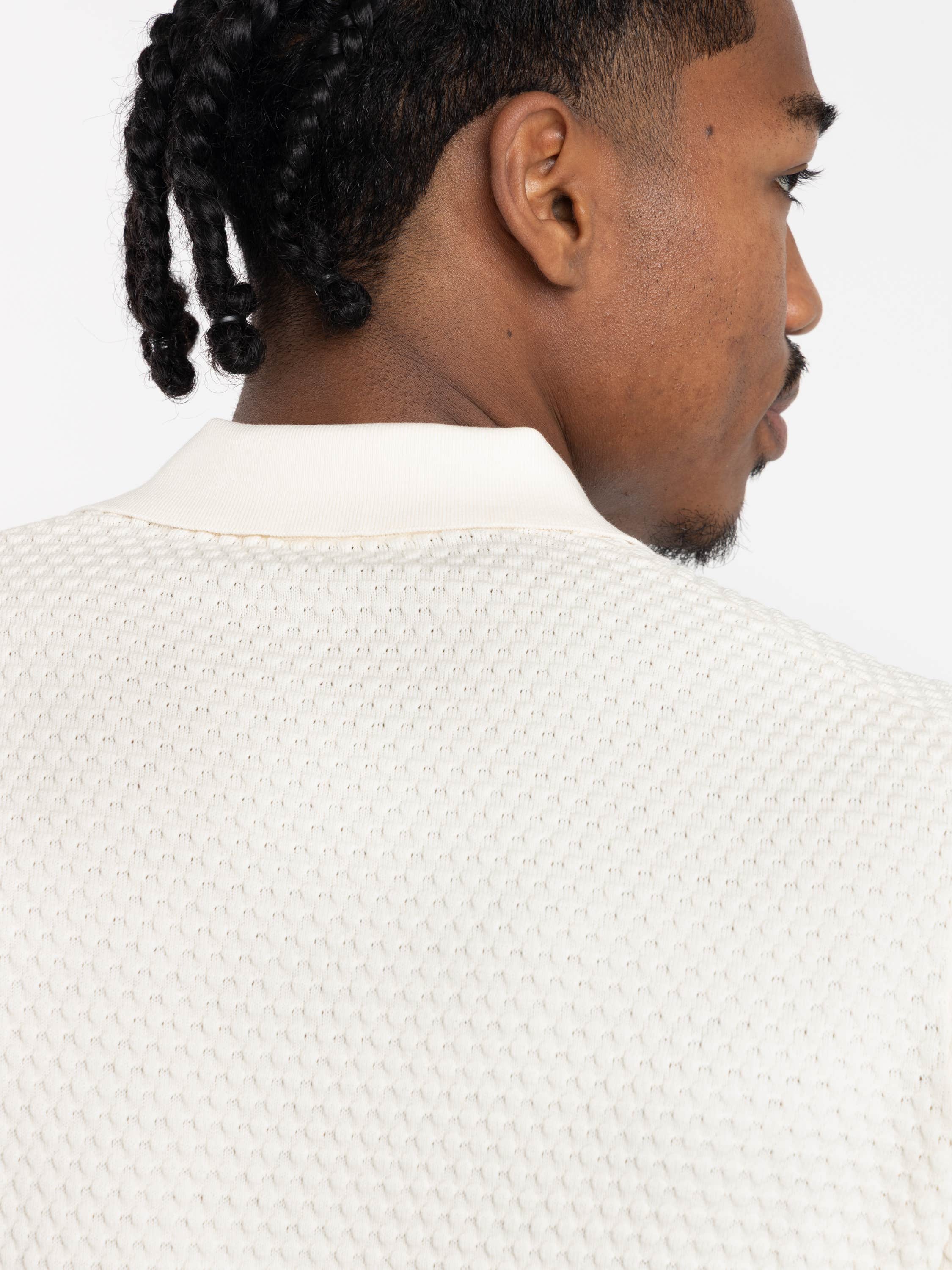 White Polo Tennis Short Sleeve Shirt