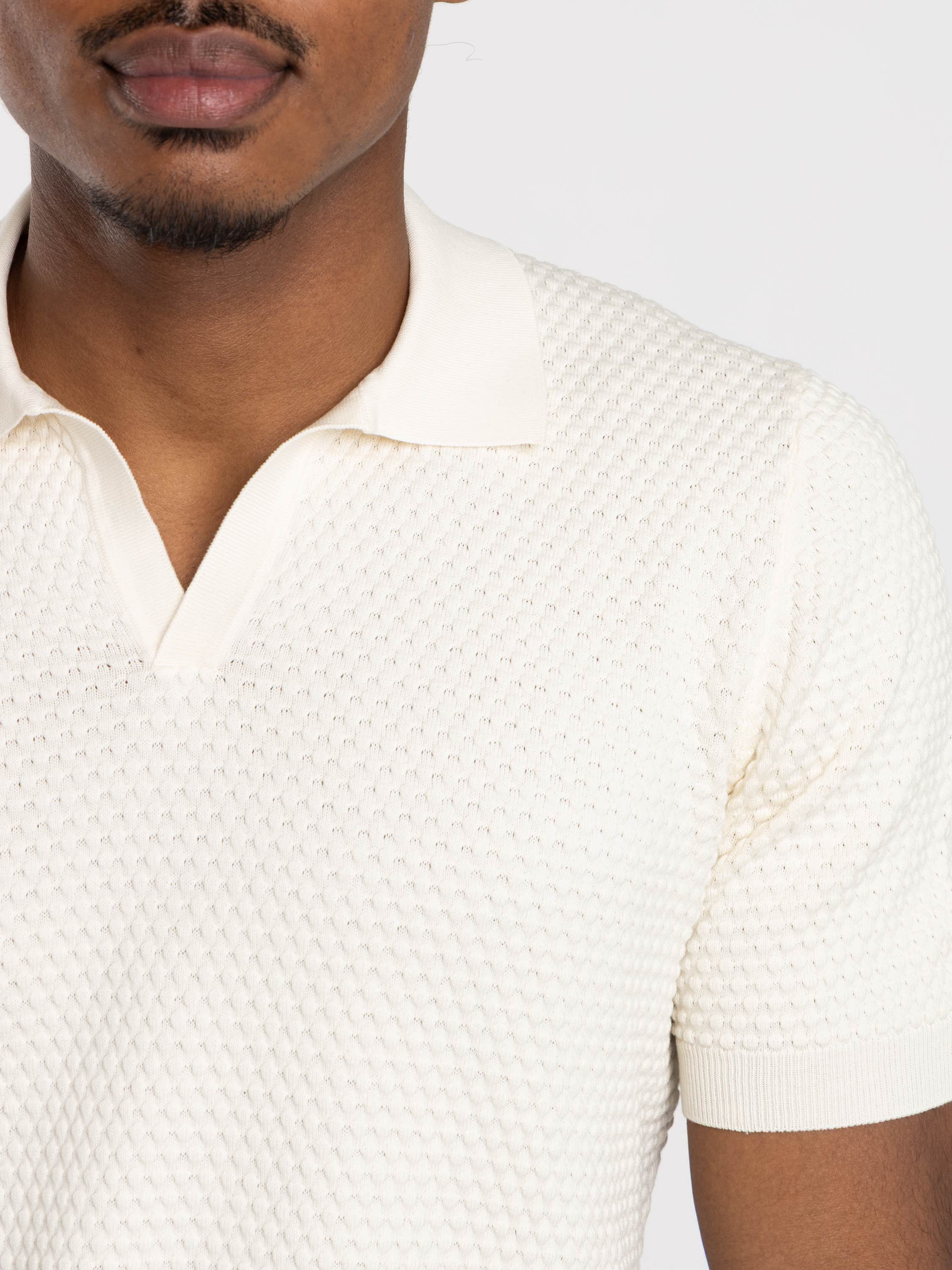 White Polo Tennis Short Sleeve Shirt