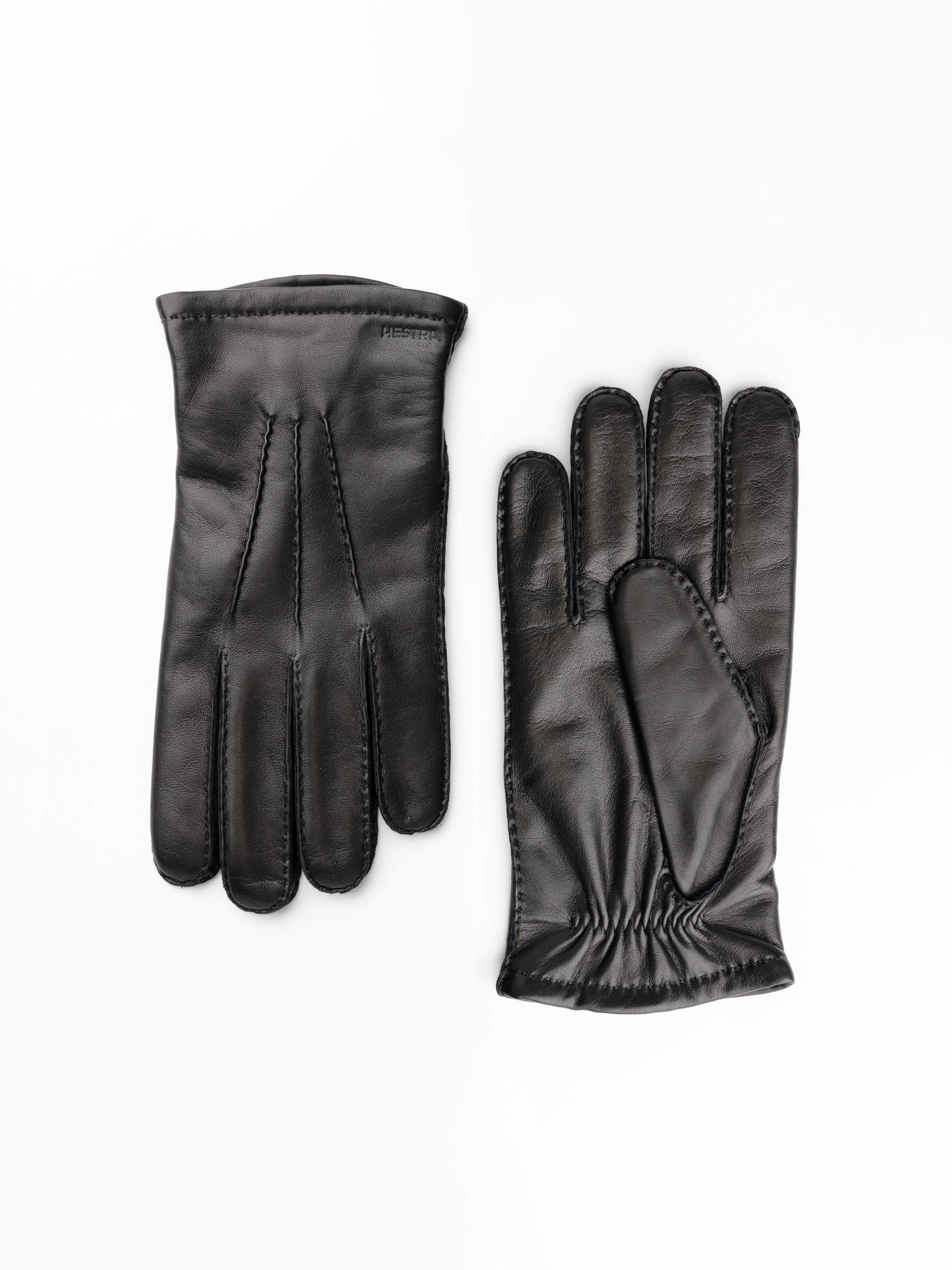 Edward Black Leather Gloves