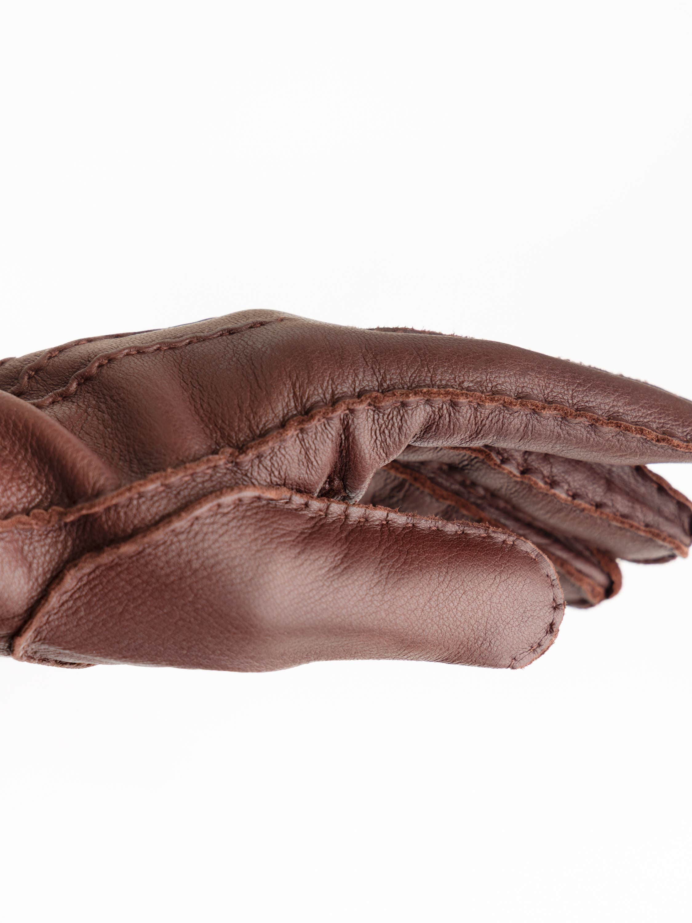Edward Chestnut Leather Gloves