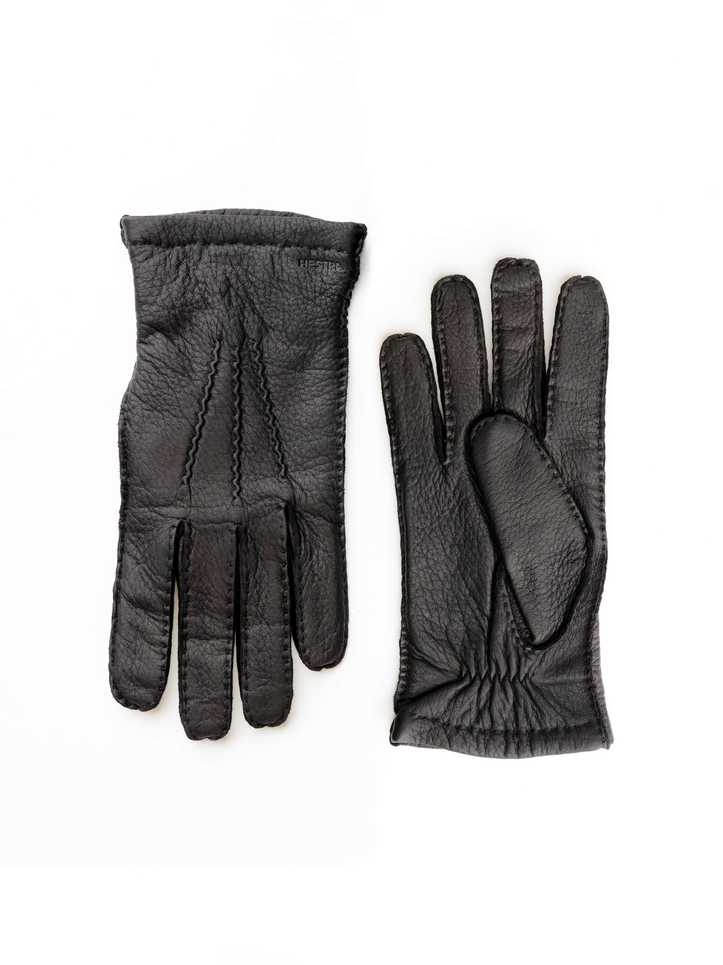 Matthew Black Leather Gloves