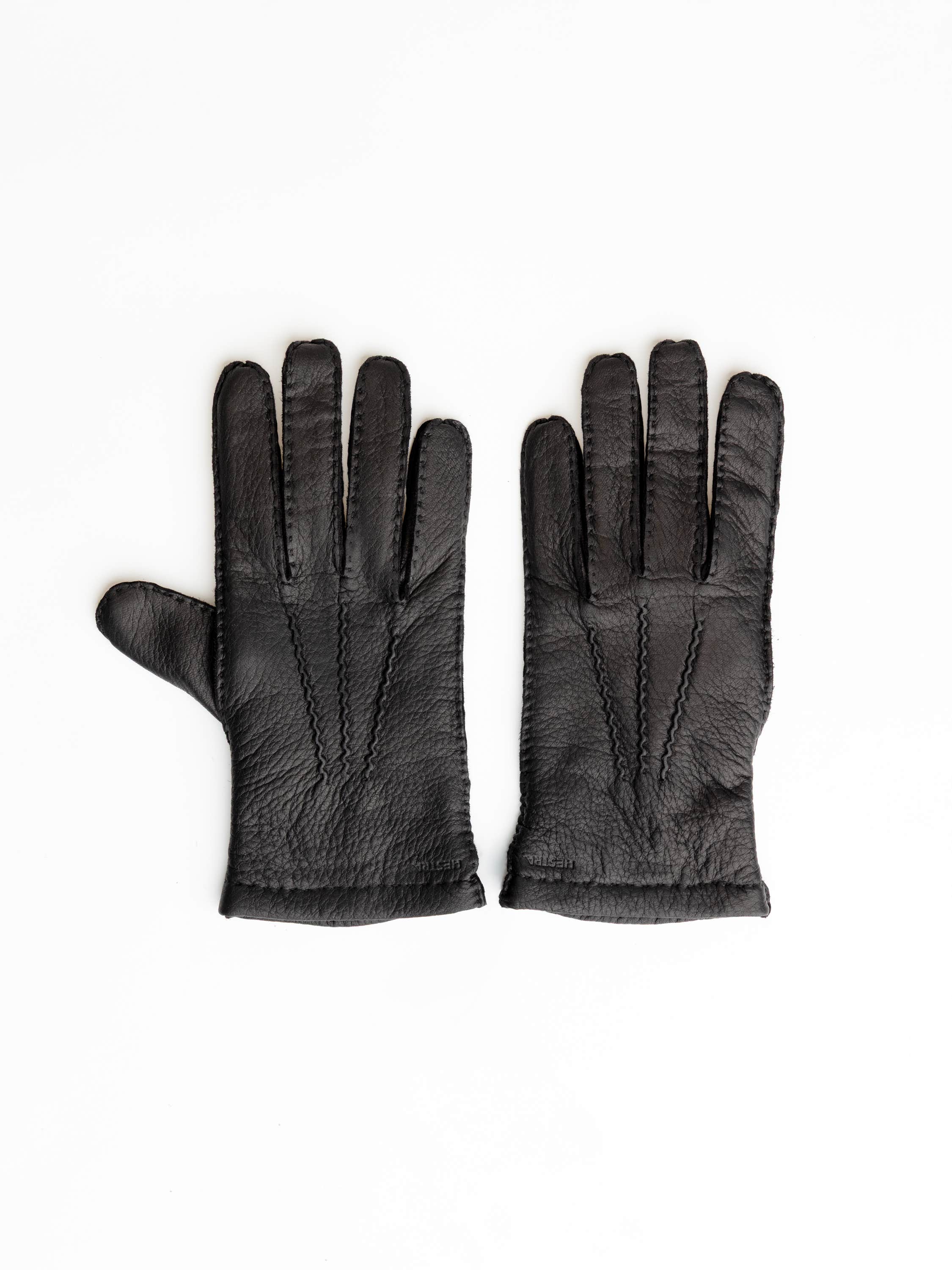 Matthew Black Leather Gloves
