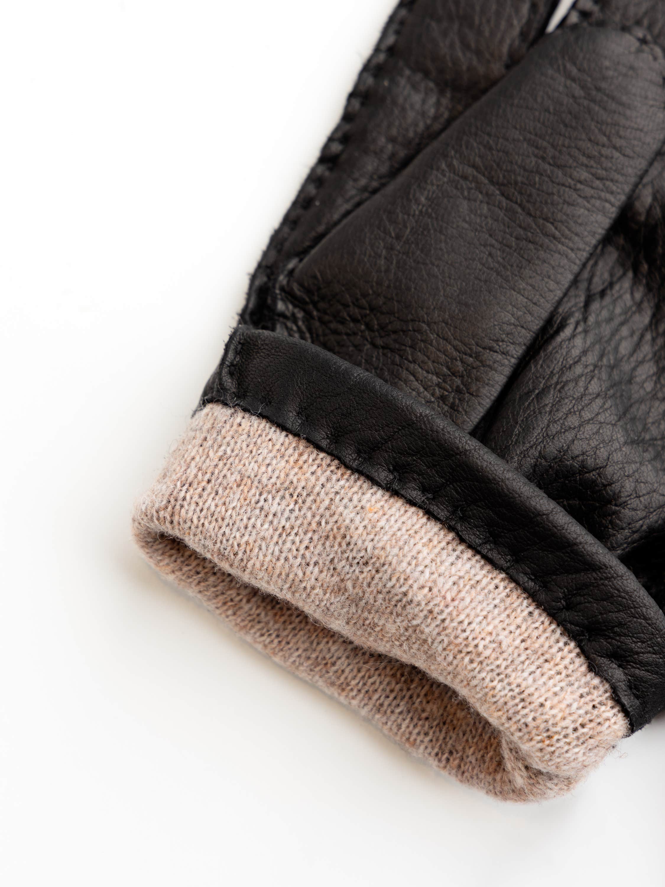 Matthew Black Leather Gloves