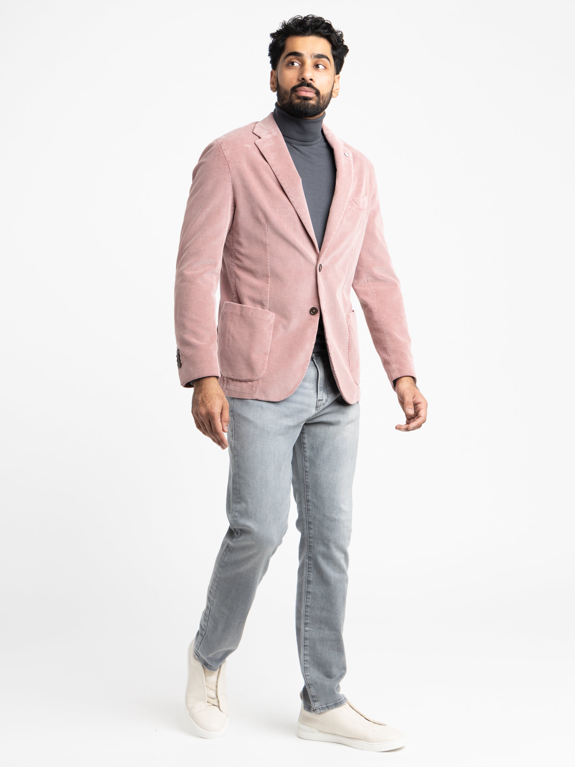 Baby pink corduroy outlet jacket