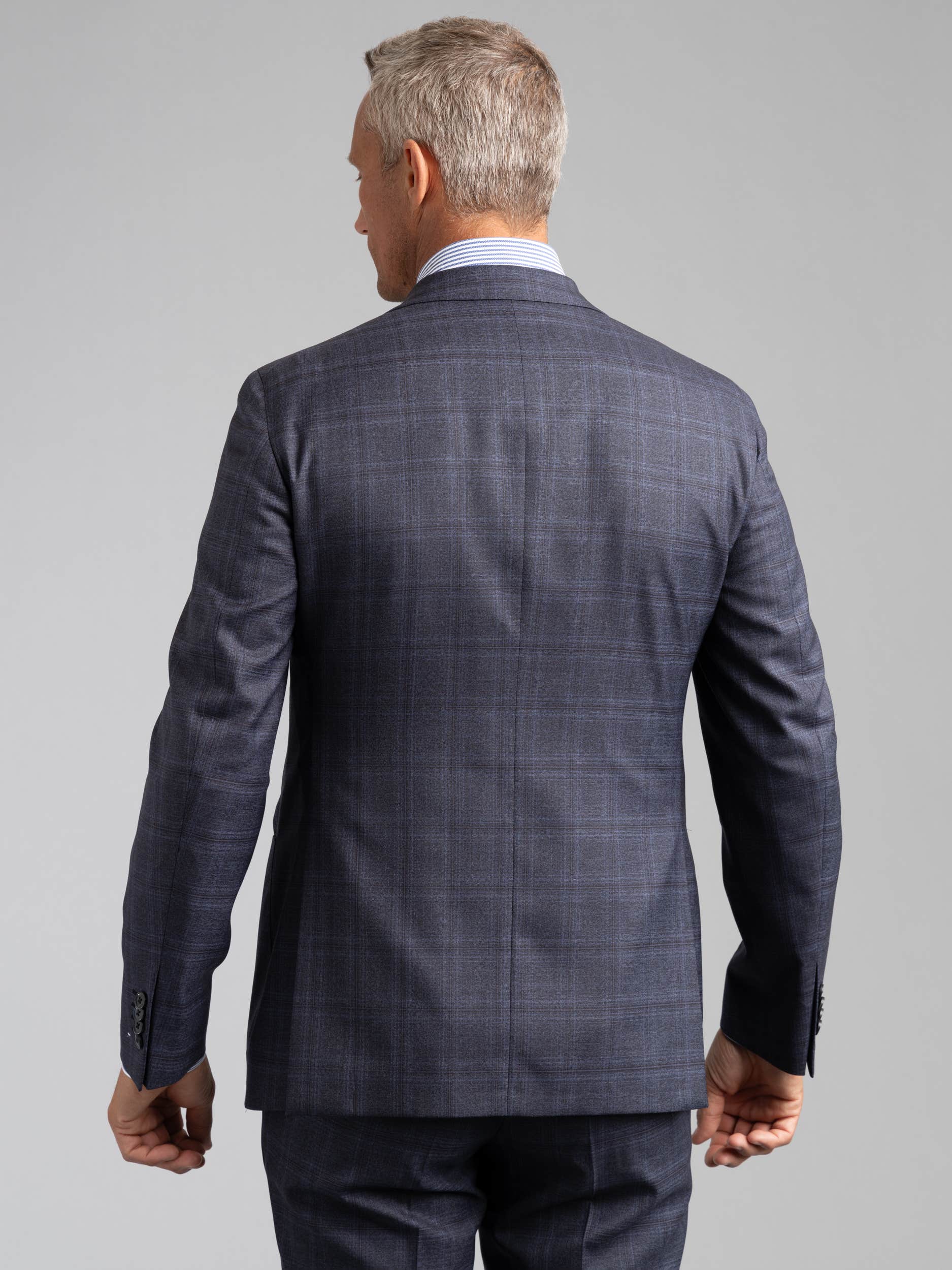 Navy Glen Check Dream Suit