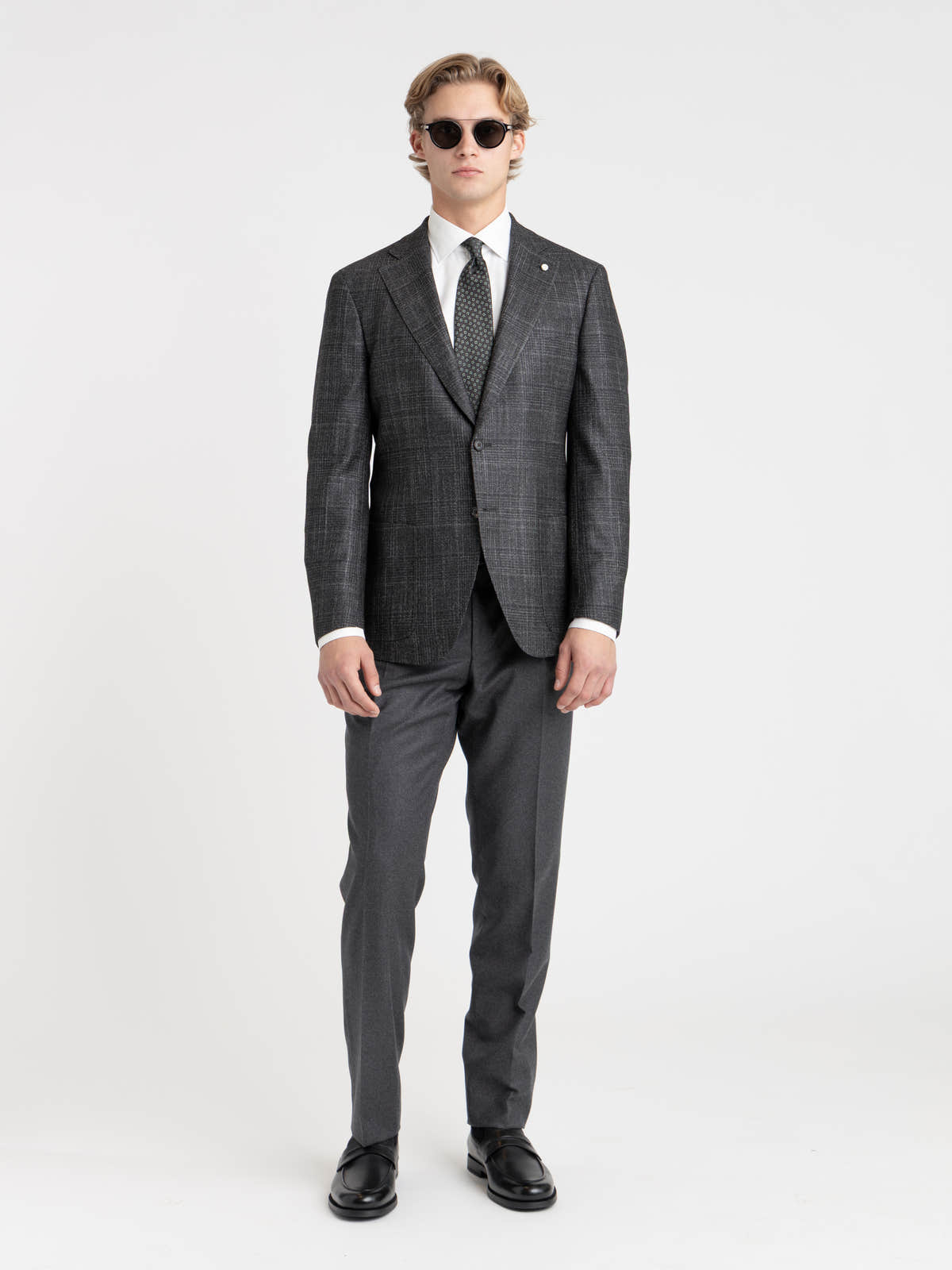 Black Check Wool Dream Sport Jacket