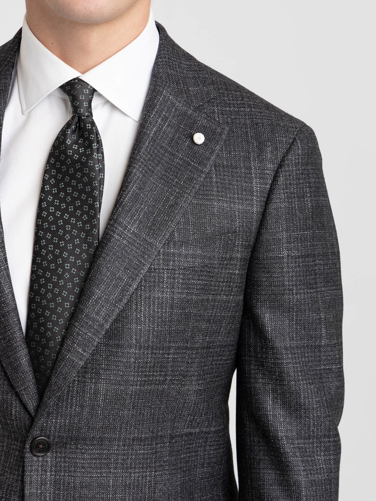 Black Check Wool Dream Sport Jacket