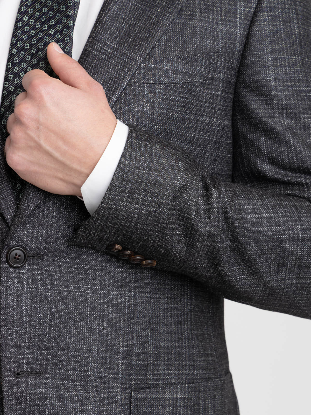 Black Check Wool Dream Sport Jacket