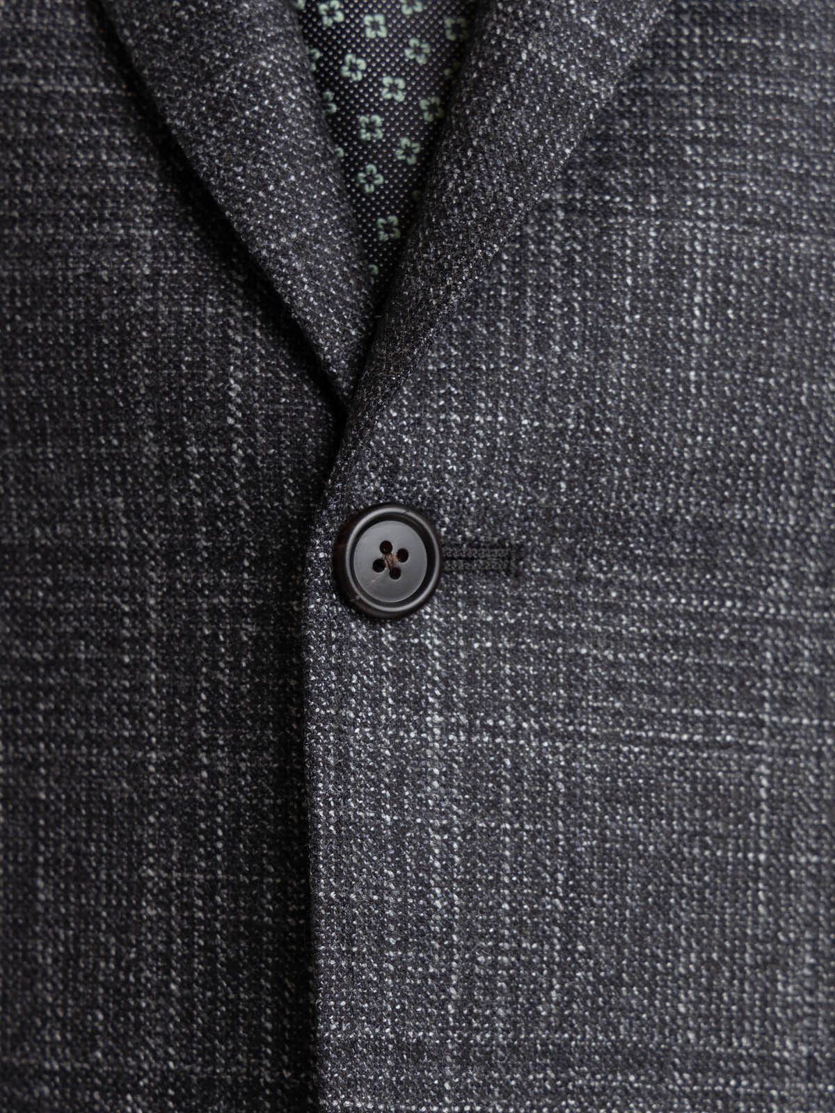 Black Check Wool Dream Sport Jacket