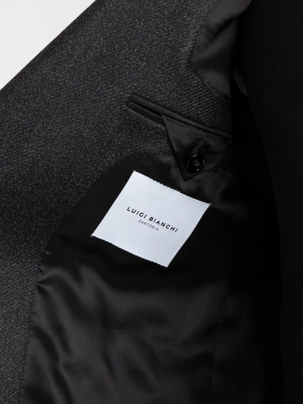 Black Wool-Silk Dream Tweed Sport Jacket