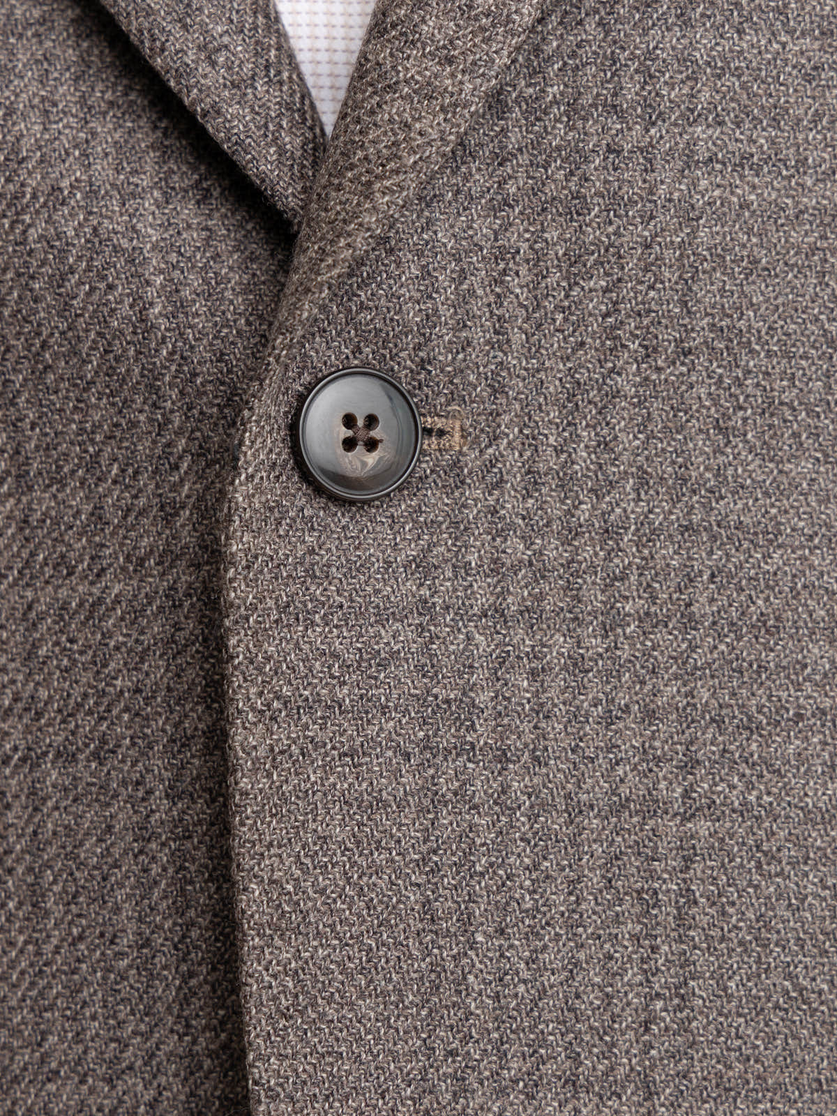 Brown Check Virgin Wool Dream Sport Jacket