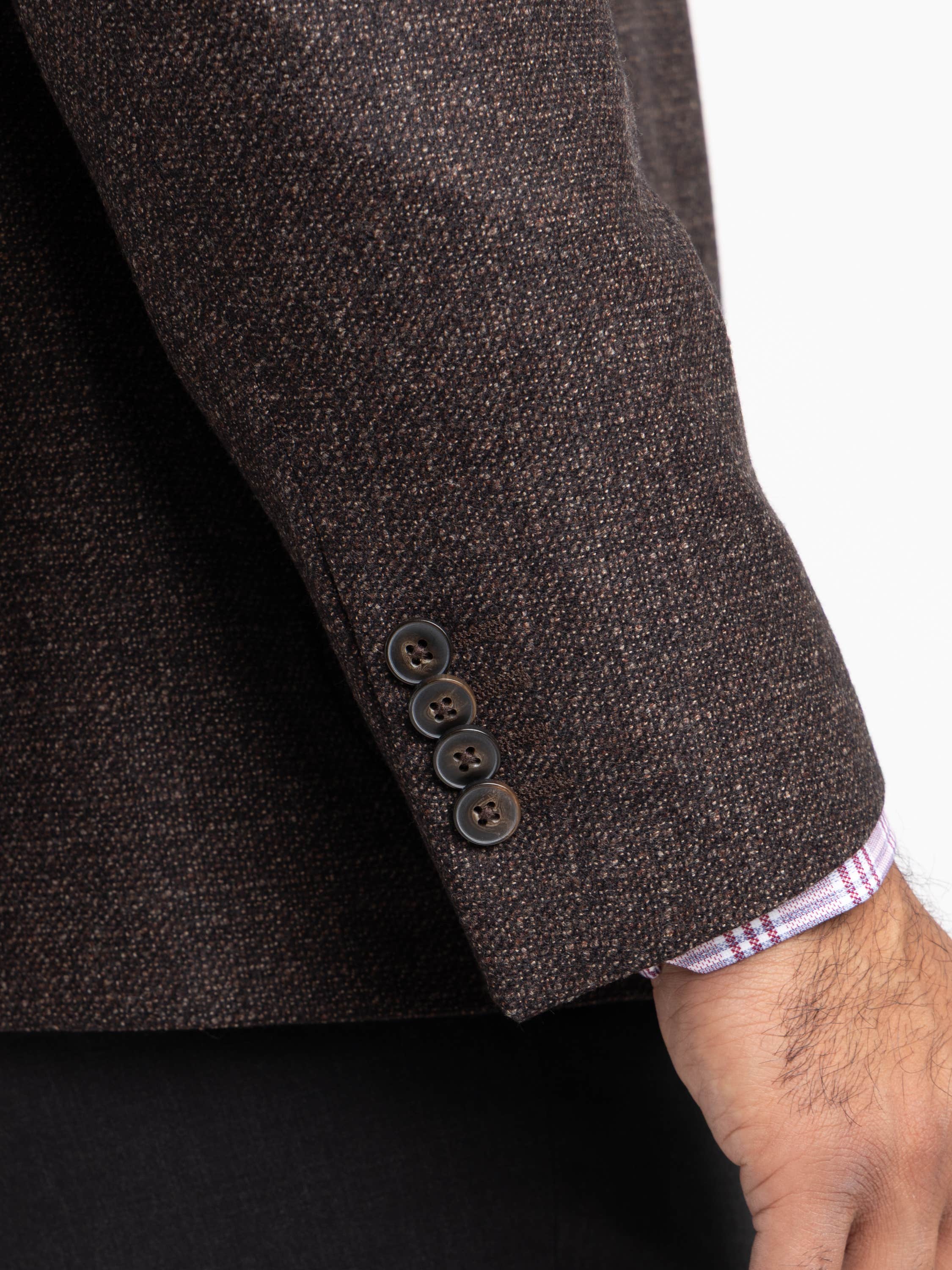 Dark Brown Wool Sport Jacket