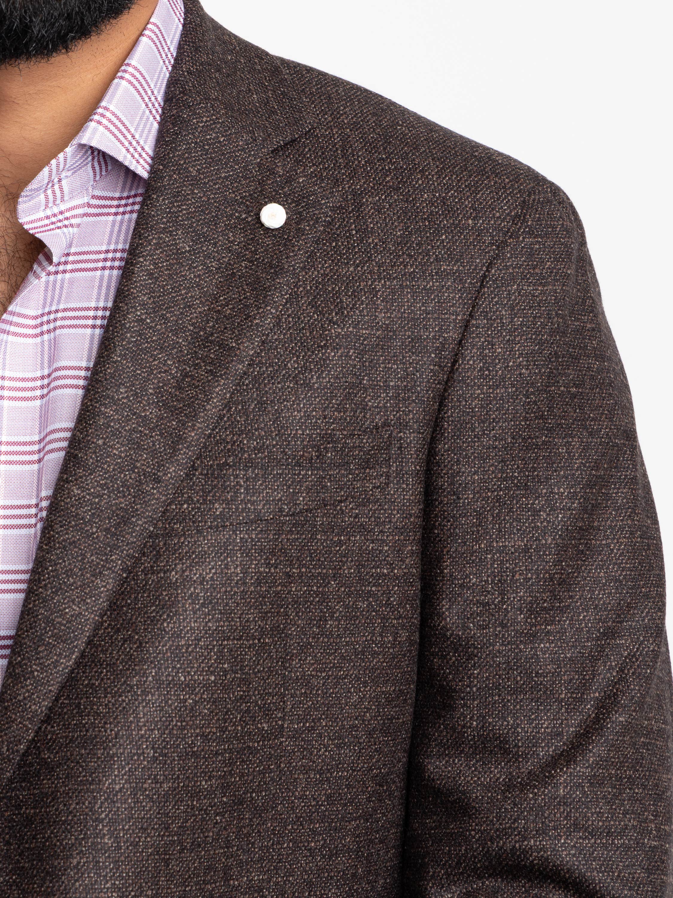 Dark Brown Wool Sport Jacket