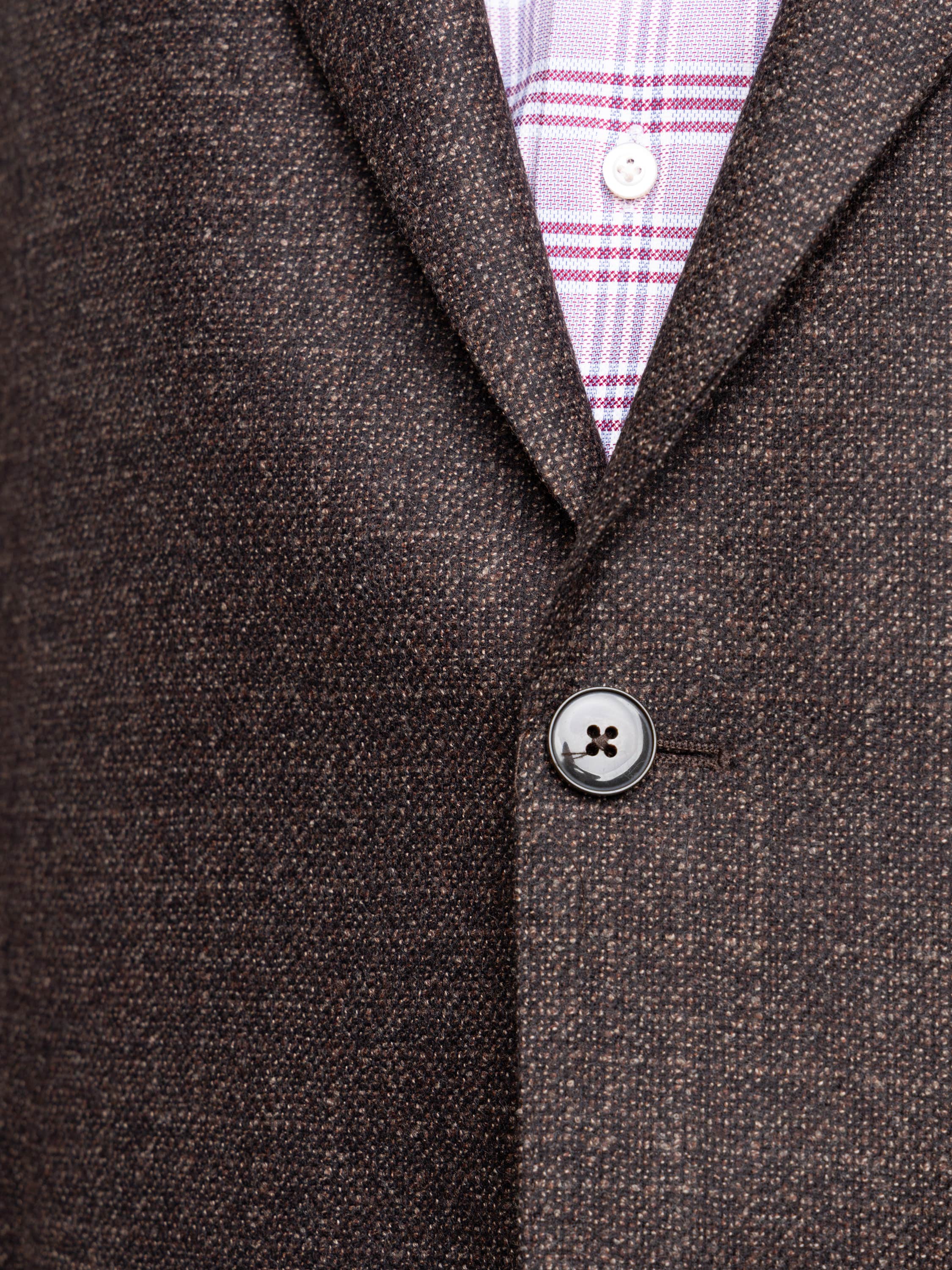 Dark Brown Wool Sport Jacket
