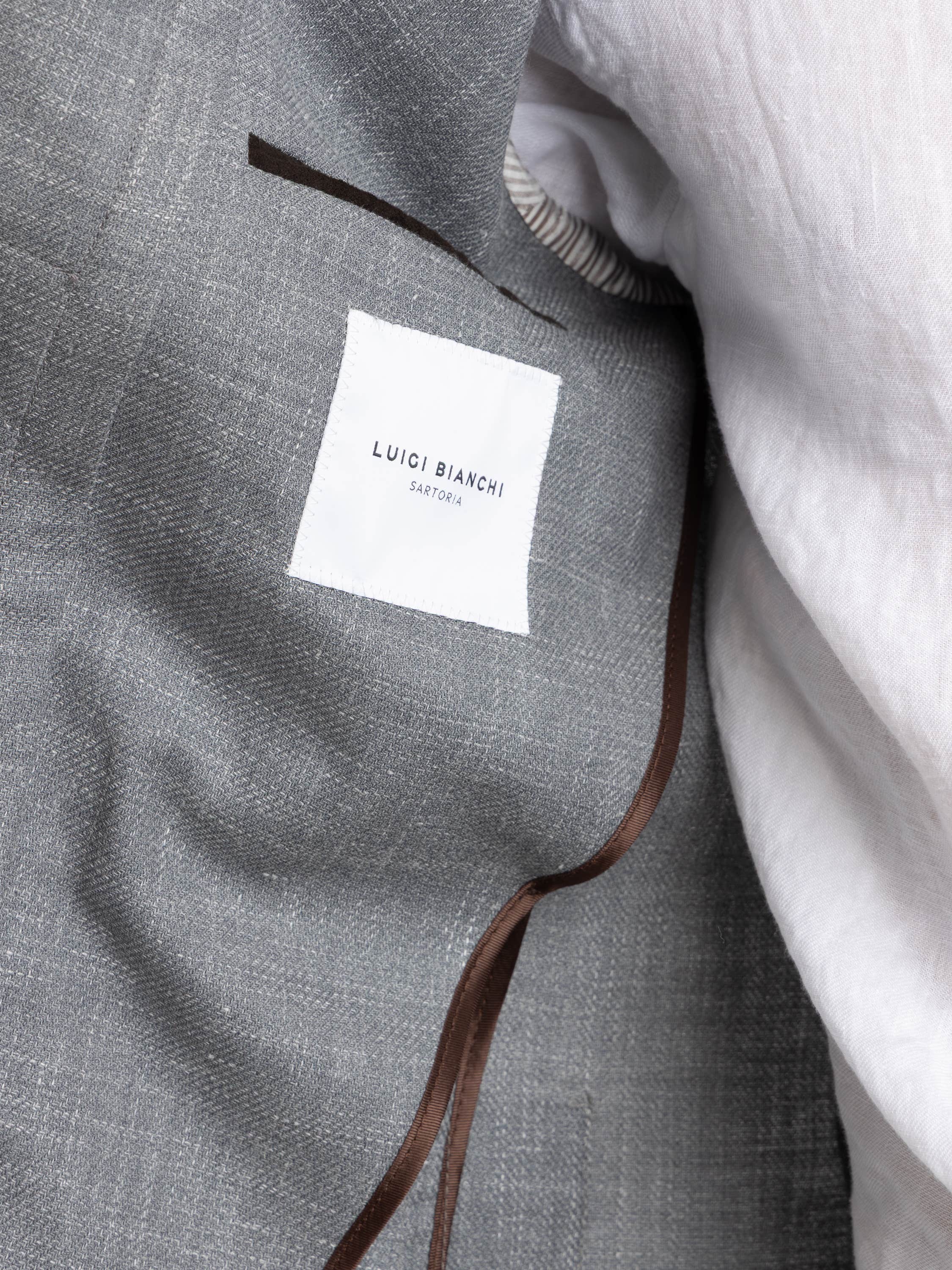 Grey Check Wool Hybrid Sport Jacket with Bib