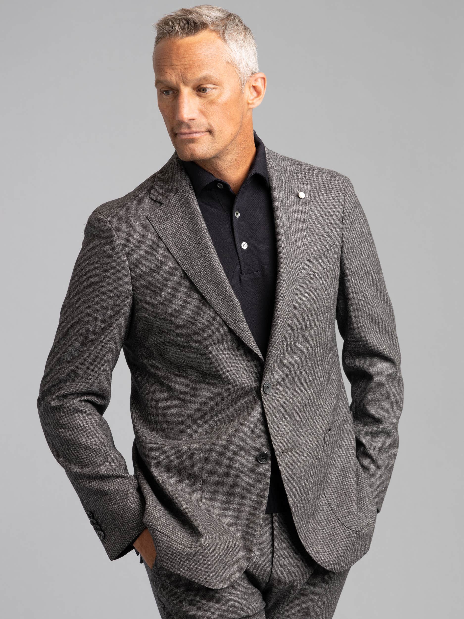 Grey Glen Check Wool Suit