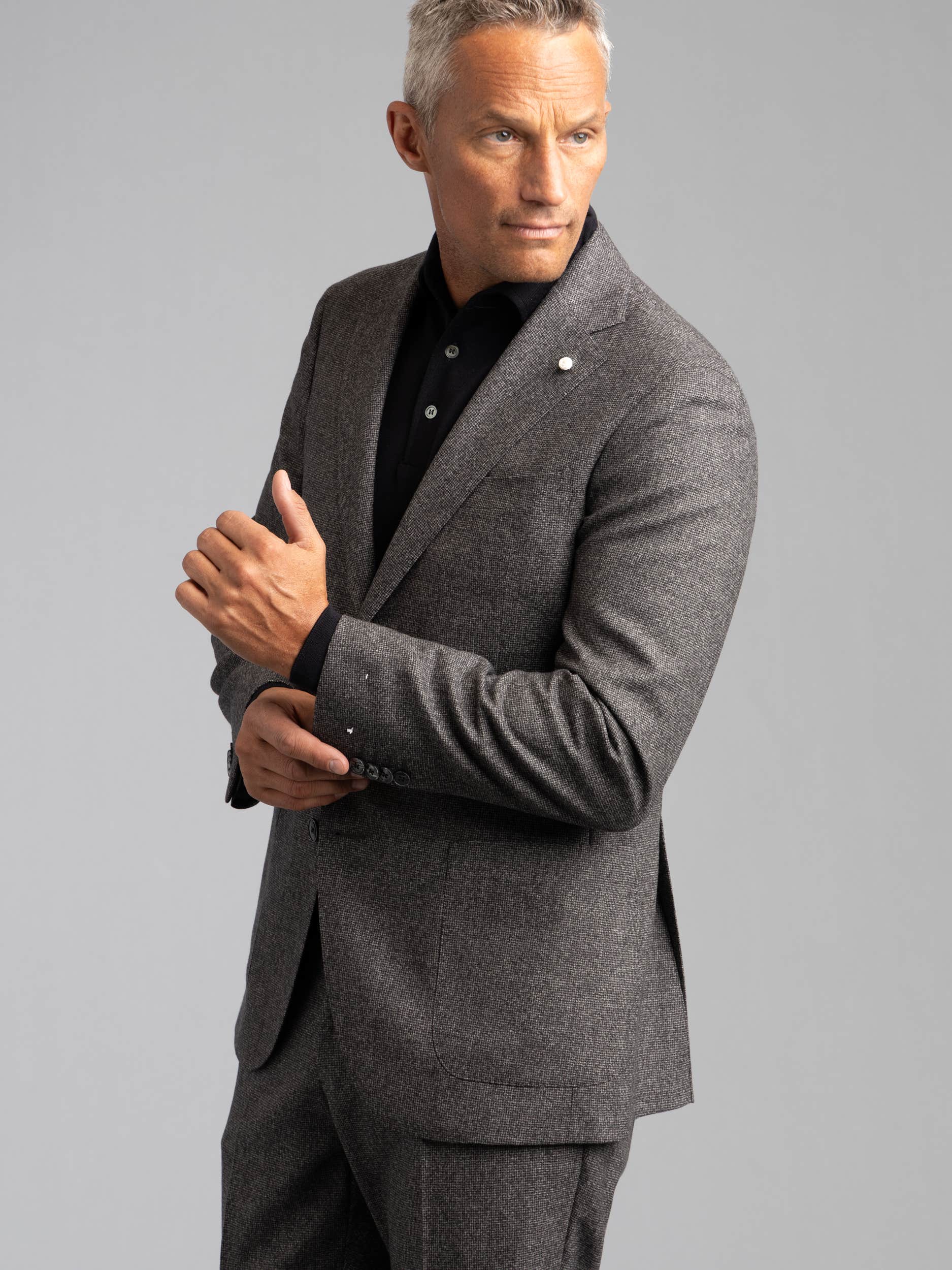 Grey Glen Check Wool Suit