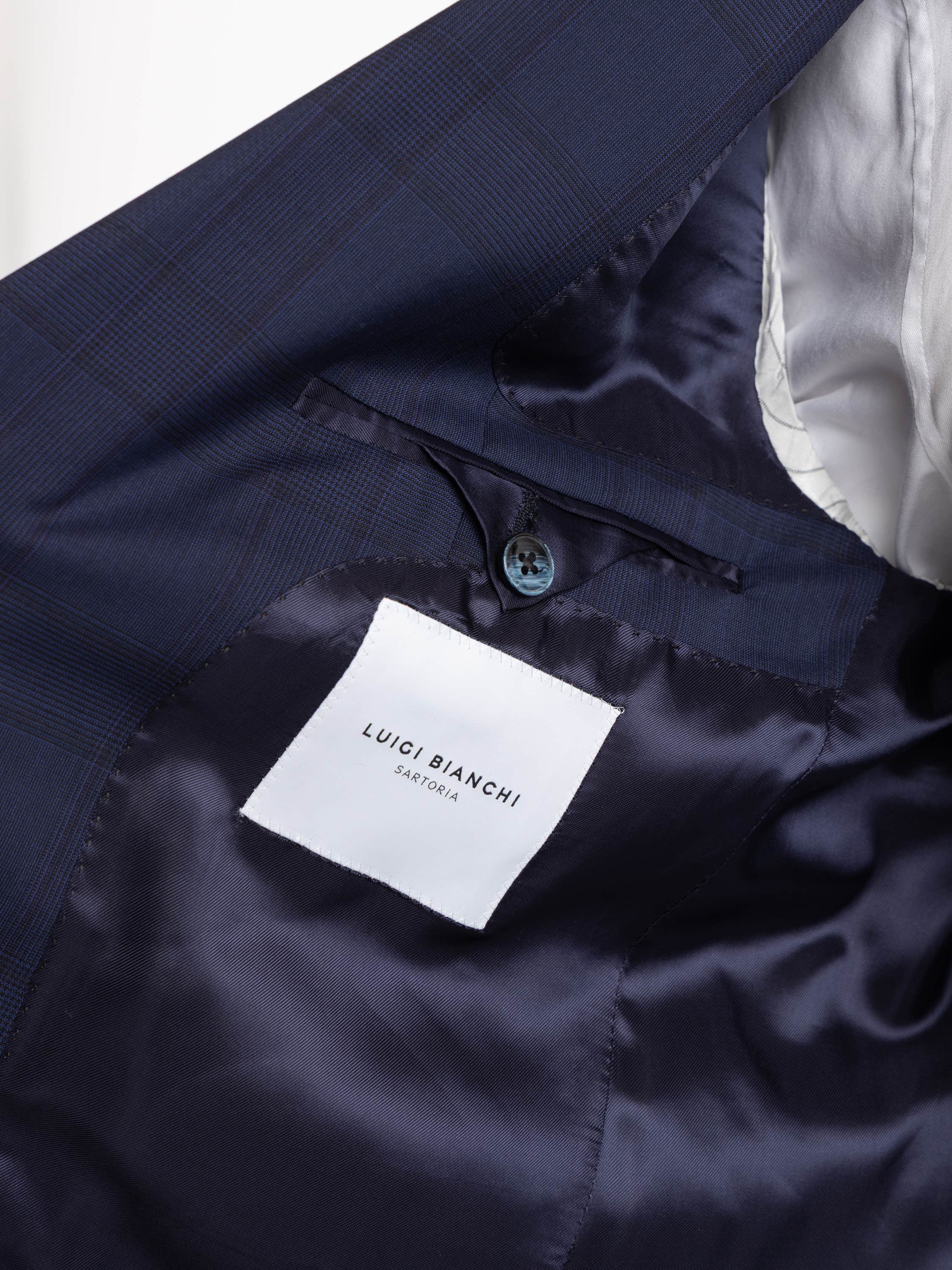Navy Check Drago Wool Dream Fit Suit