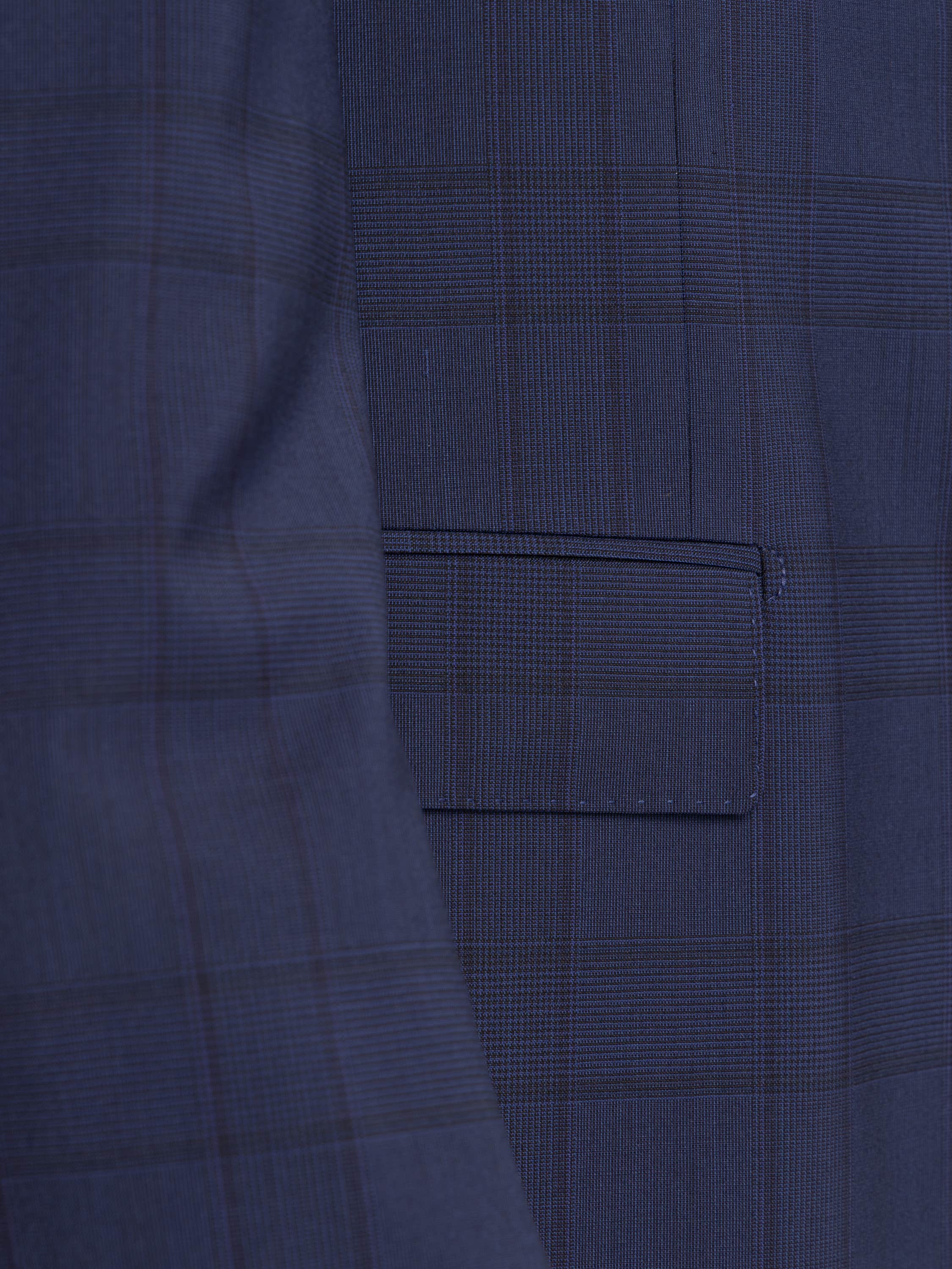 Navy Check Drago Wool Dream Fit Suit