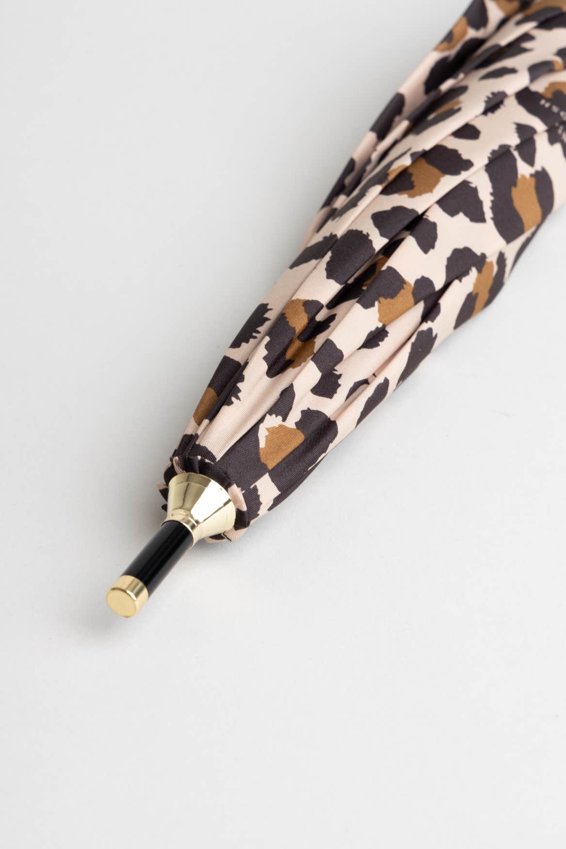 Heriot Leopard Whangee Handle Stick Umbrella