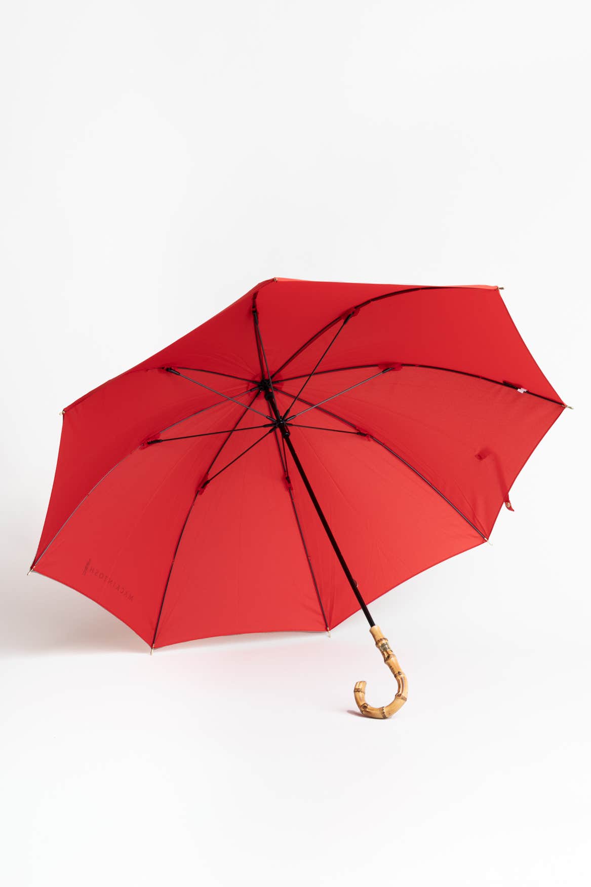 Heriot Red Whangee Handle Stick Umbrella