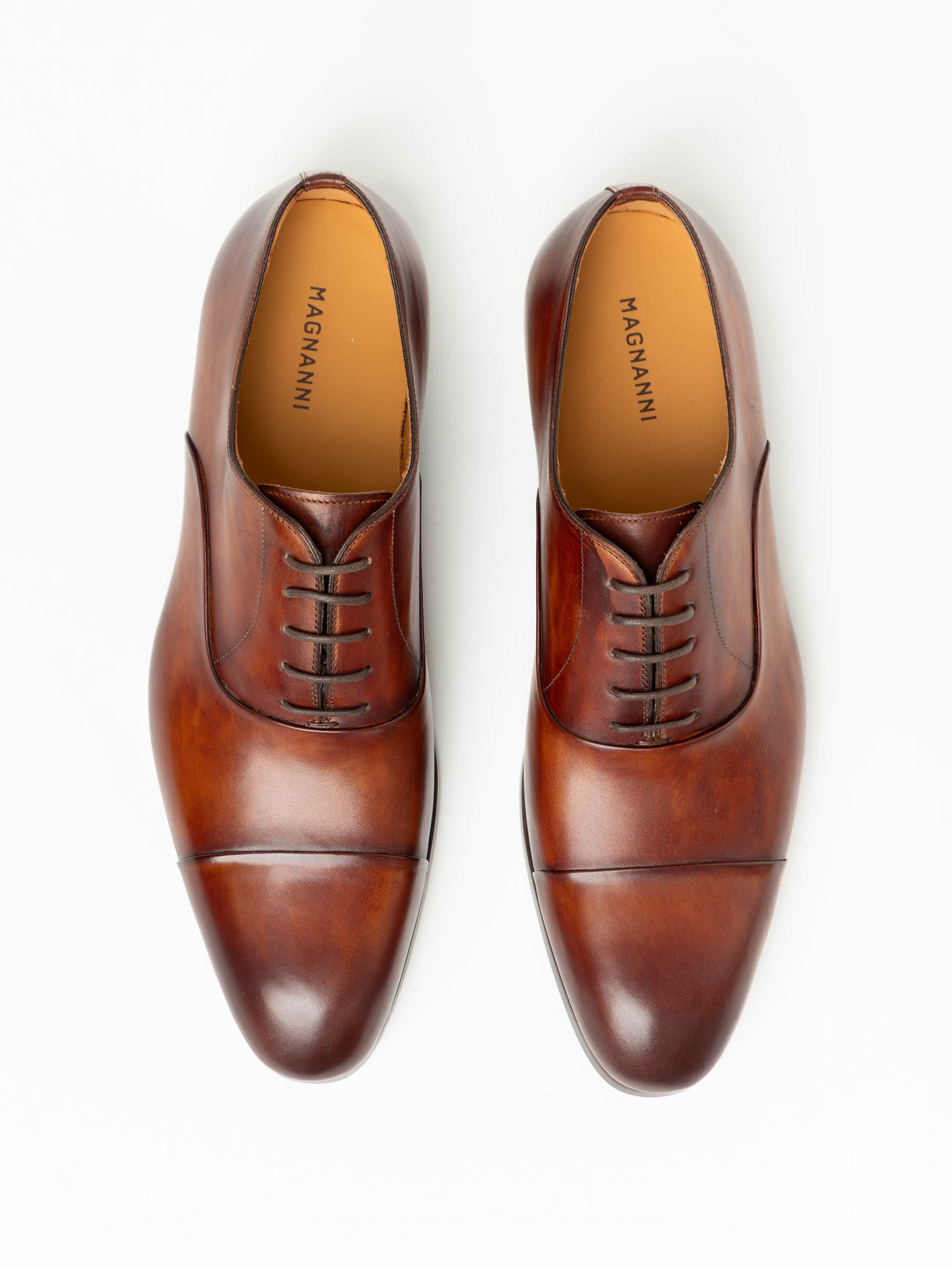 Cognac Brown Naxos Oxford Shoe