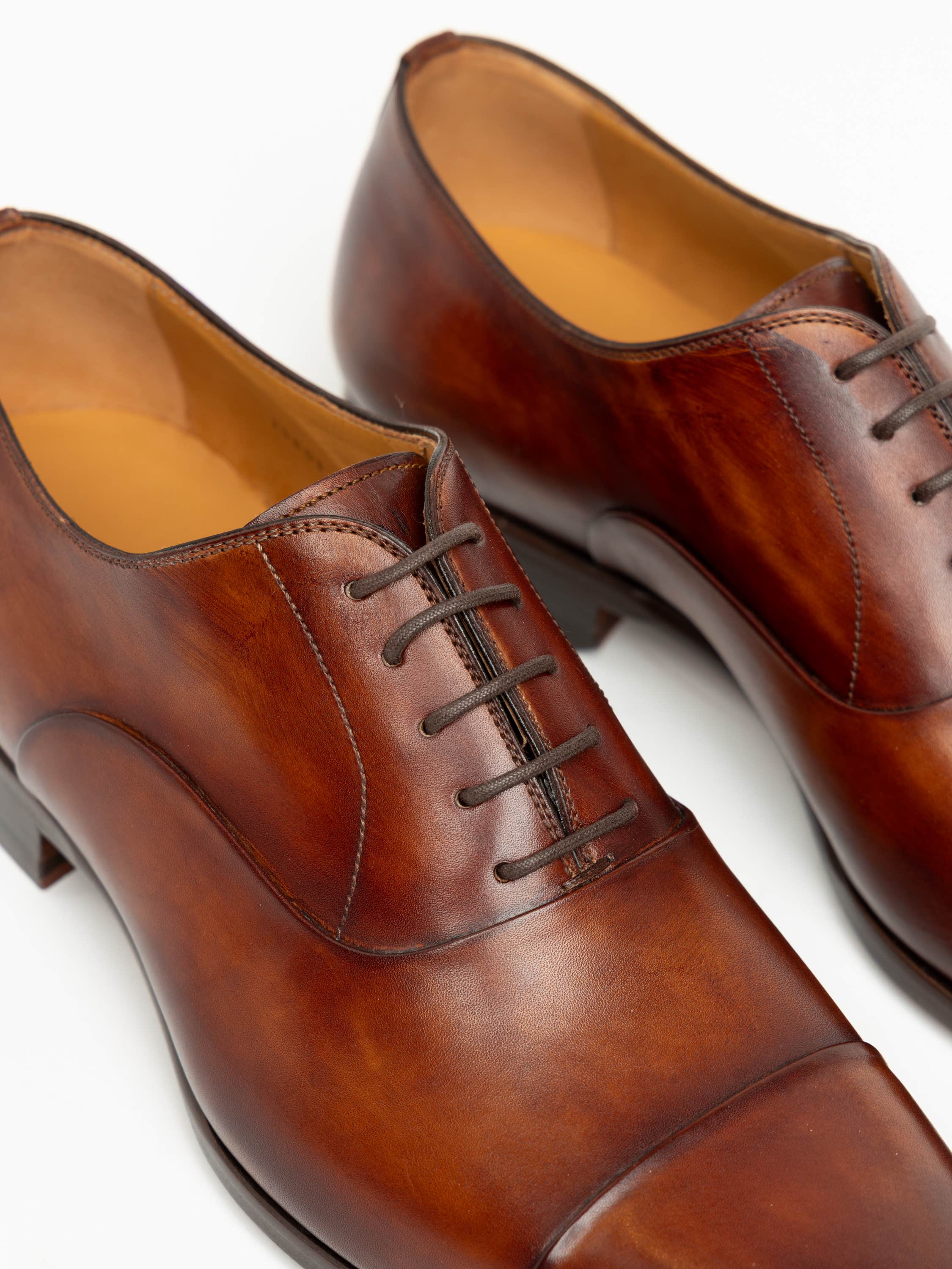 Cognac Brown Naxos Oxford Shoe