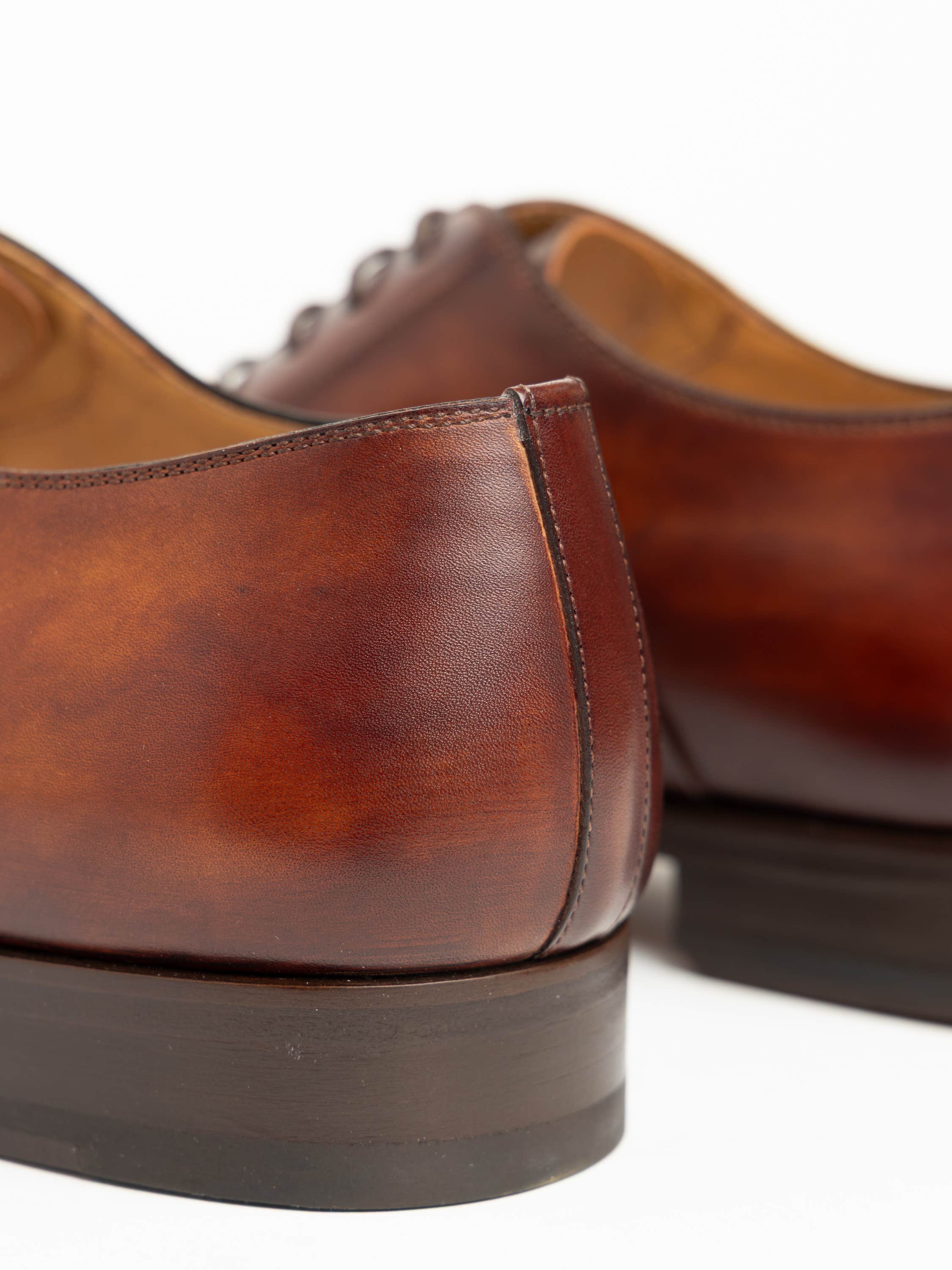 Cognac Brown Naxos Oxford Shoe