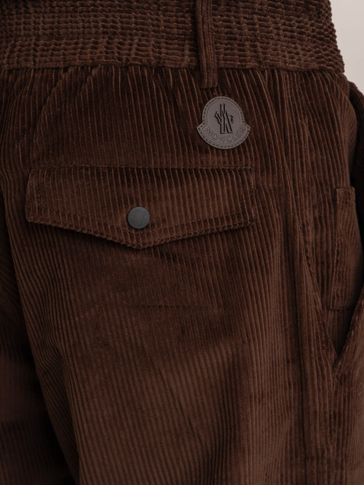 Brown Cotton Corduroy Trousers