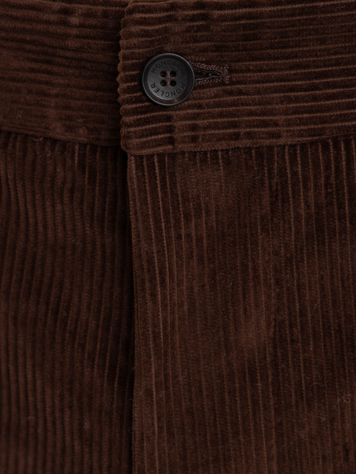 Brown Cotton Corduroy Trousers