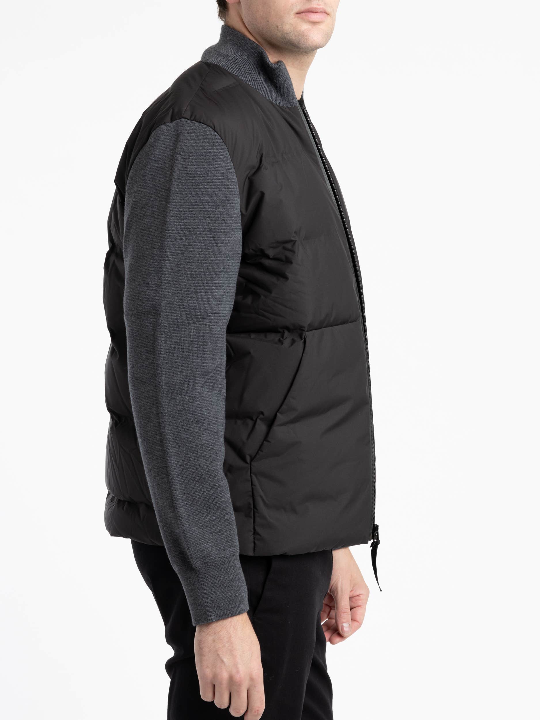 Black Pertex Shield Hybrid Knit Full-Zip Jacket – The Helm Clothing