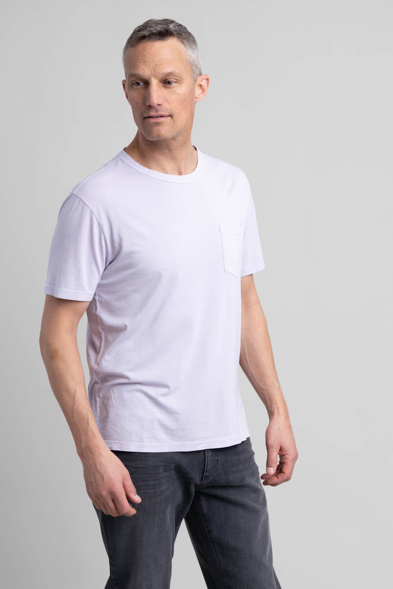 Single Pocket Purple T-Shirt