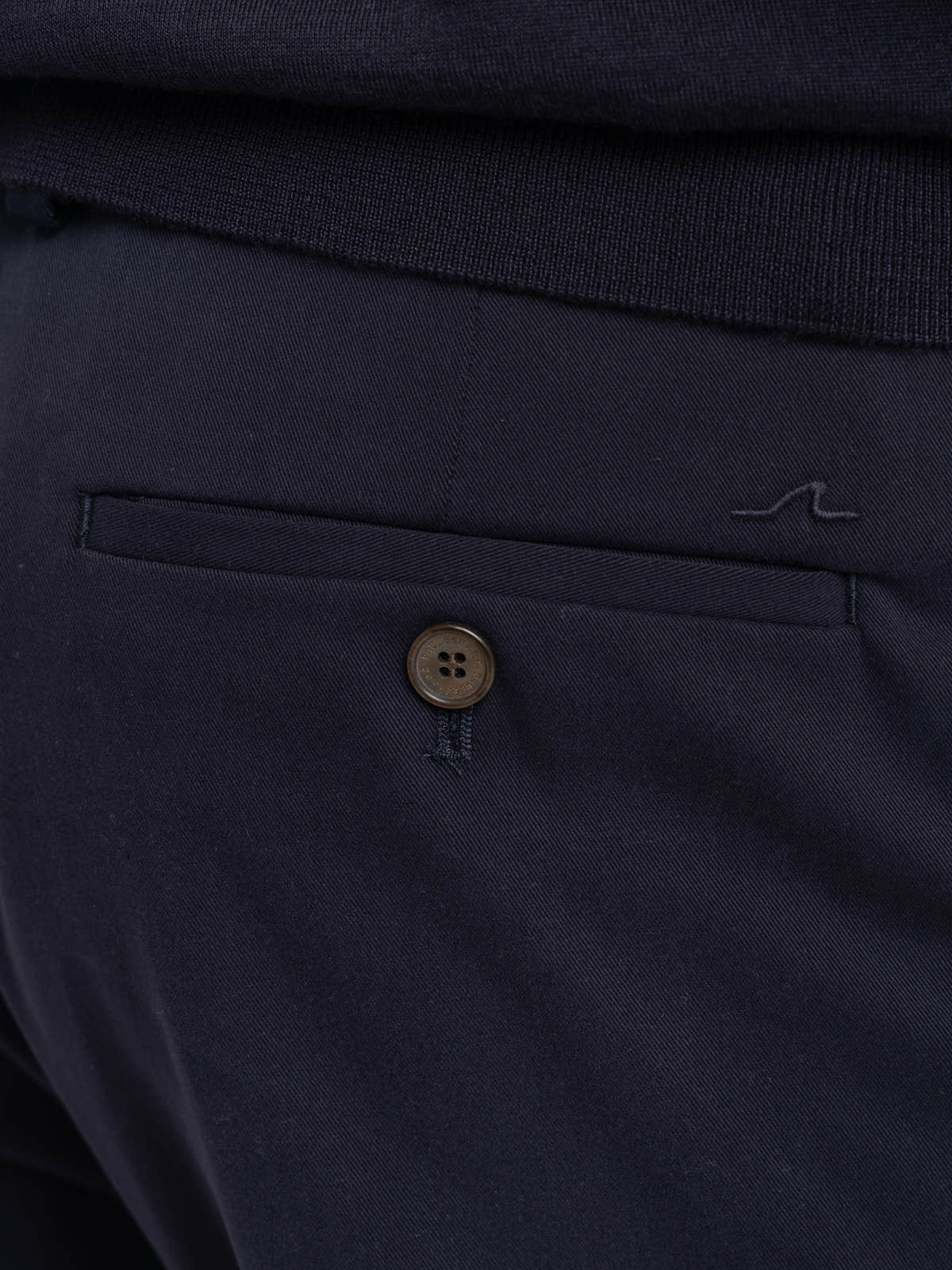 Dark Navy Modal-Blend Trousers