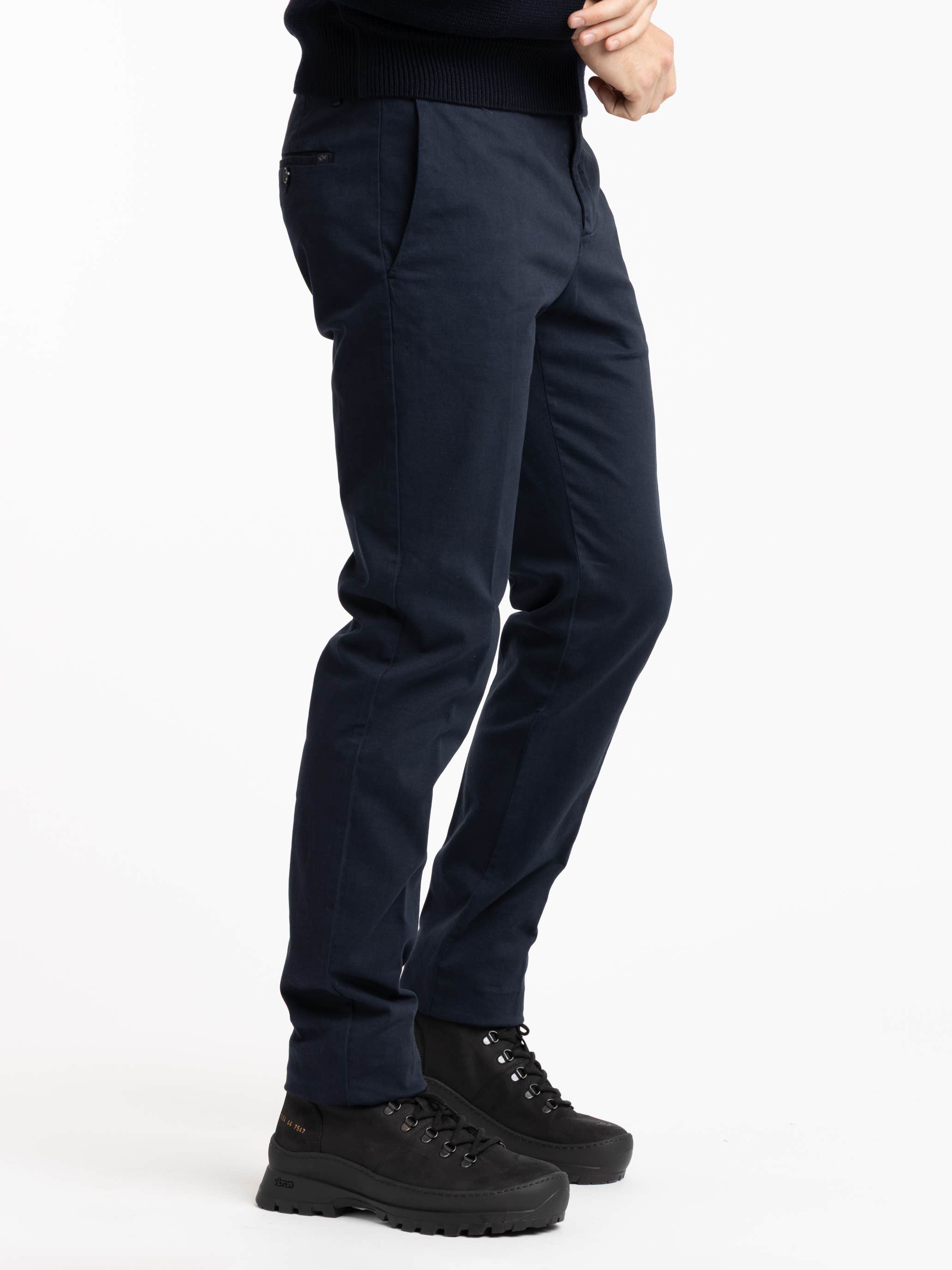 Dark Navy Slim Fit Stretch Pant
