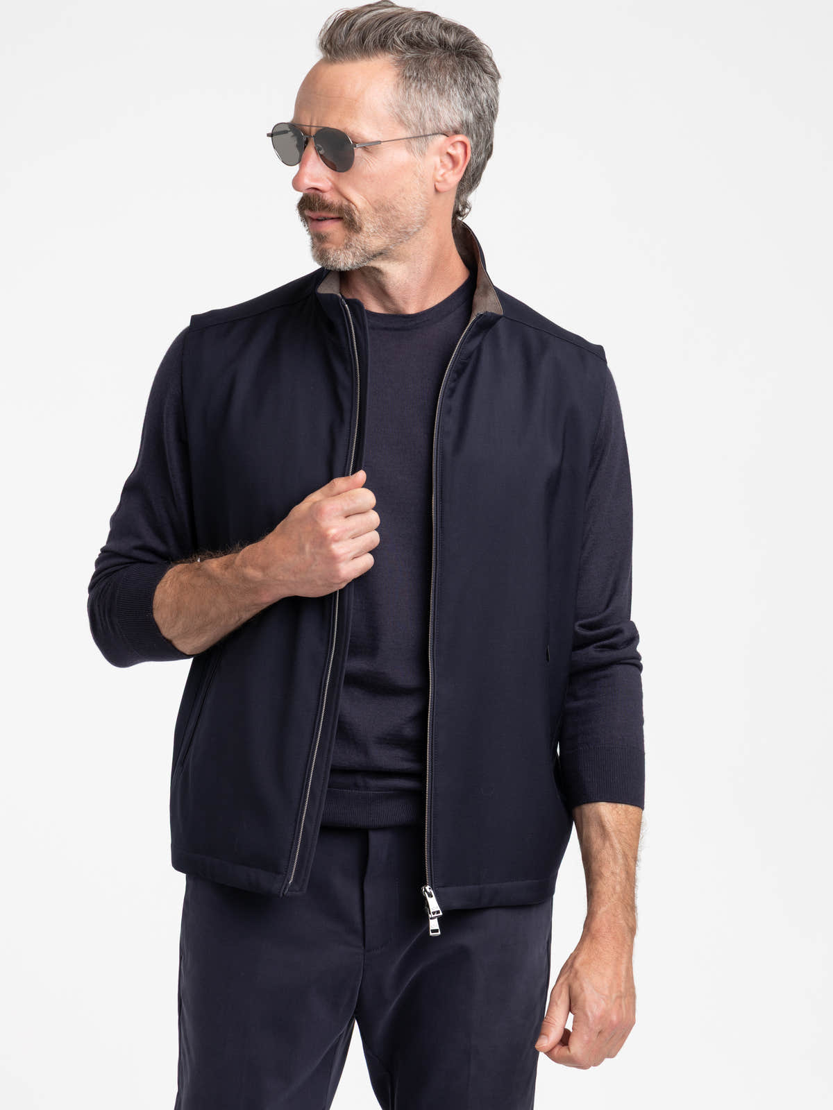Marine Loro Piana Storm System™ Sleeveless Vest