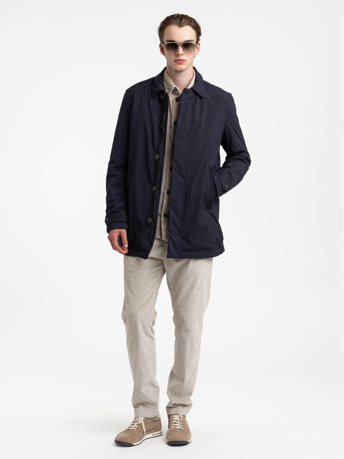 Marine Navy Carcoat Typhoon Platinum