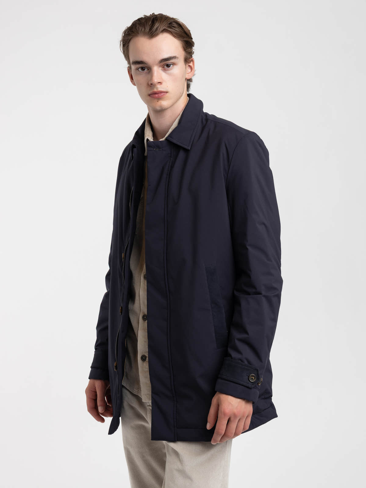 Marine Navy Carcoat Typhoon Platinum