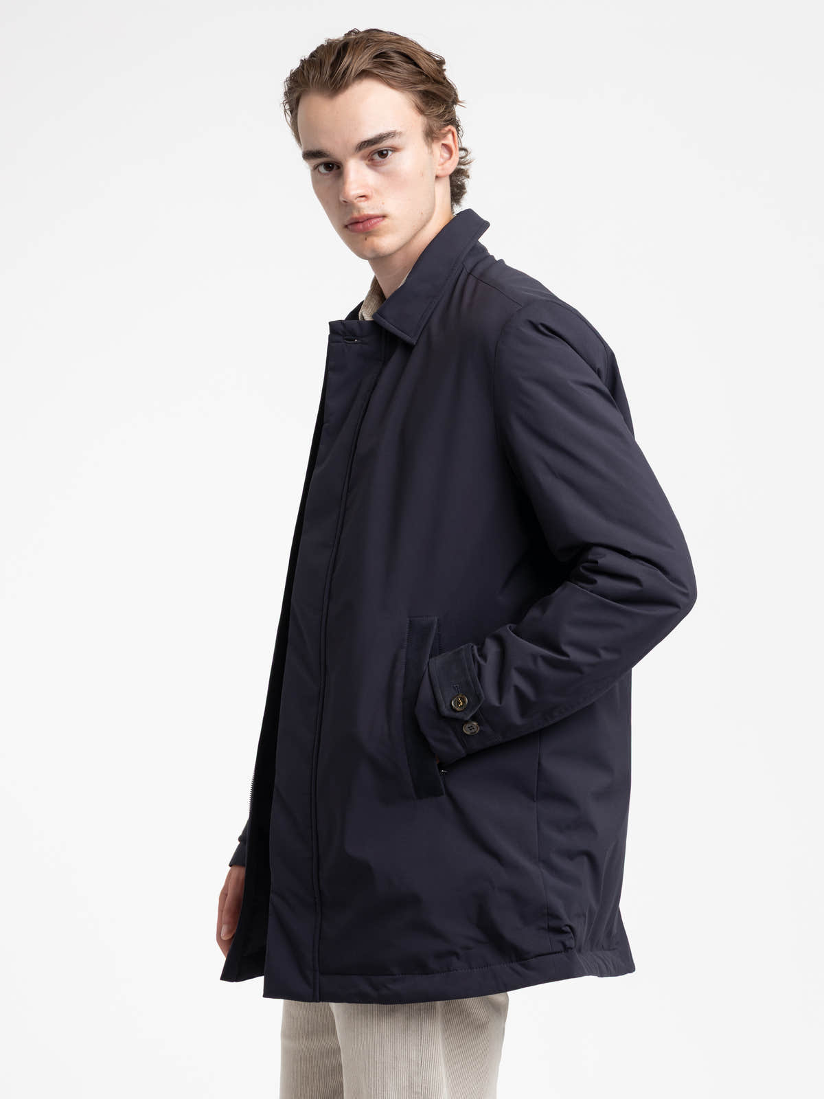 Marine Navy Carcoat Typhoon Platinum
