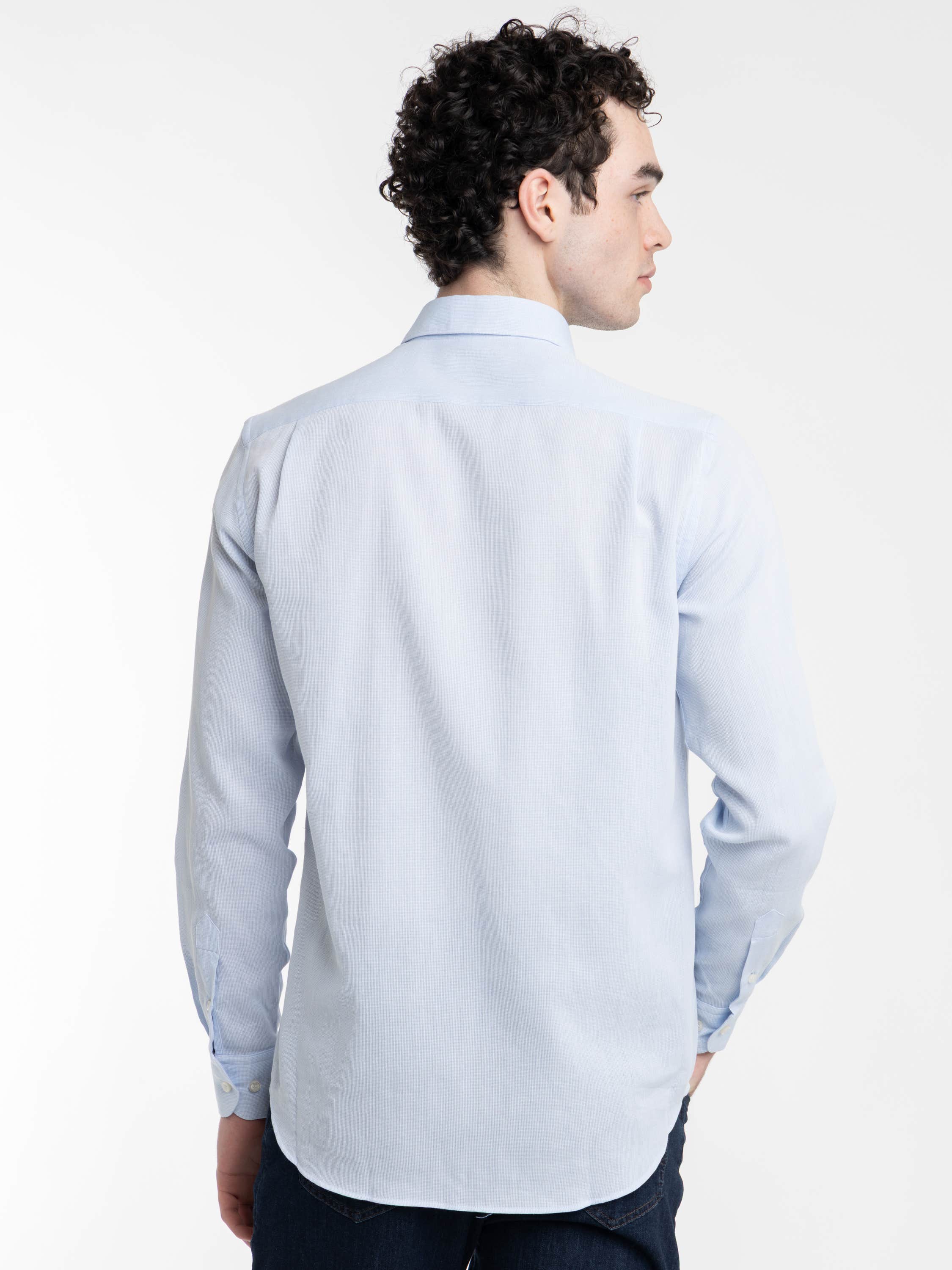Modern Fit Light Blue Shirt