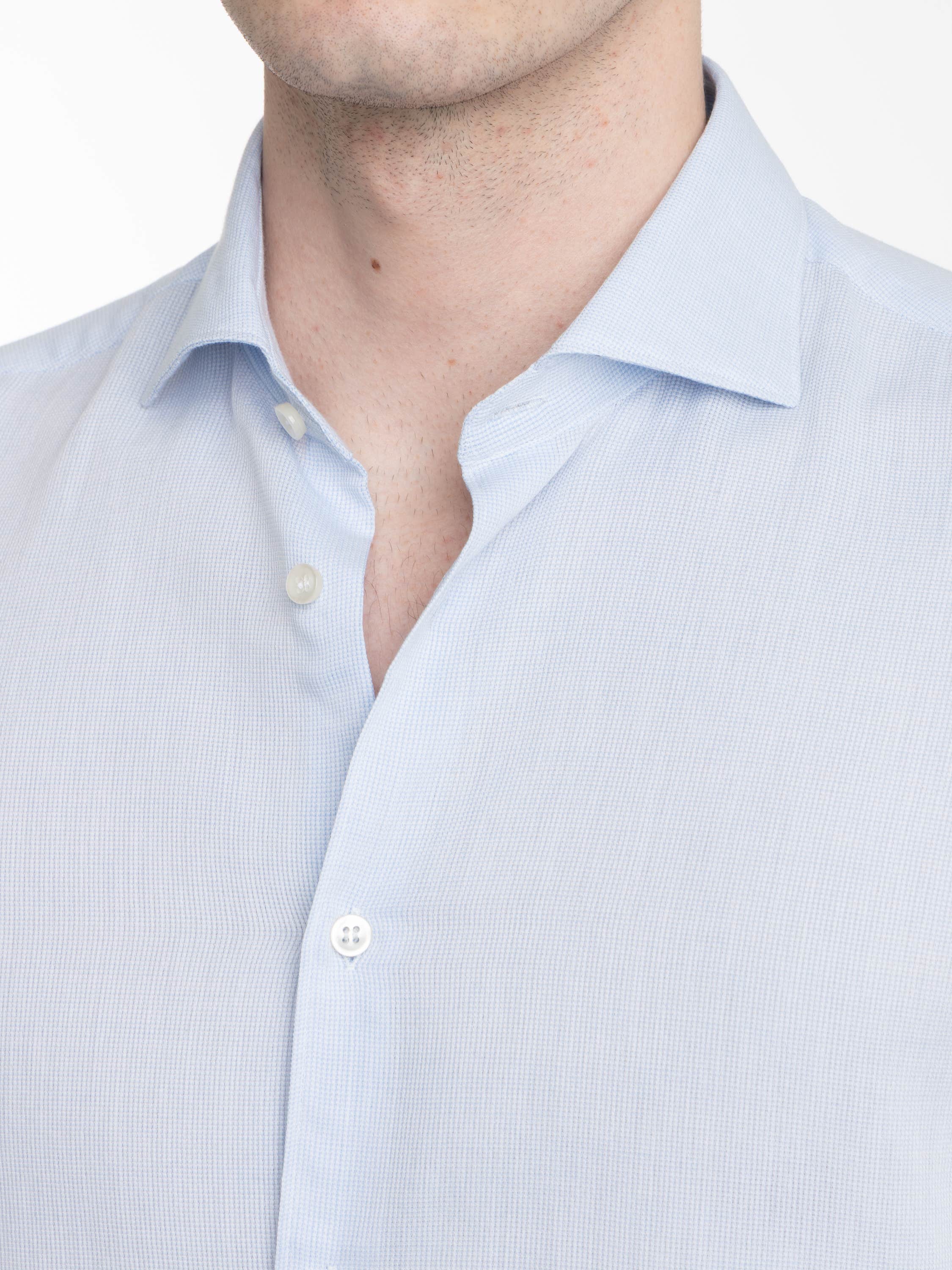 Modern Fit Light Blue Shirt