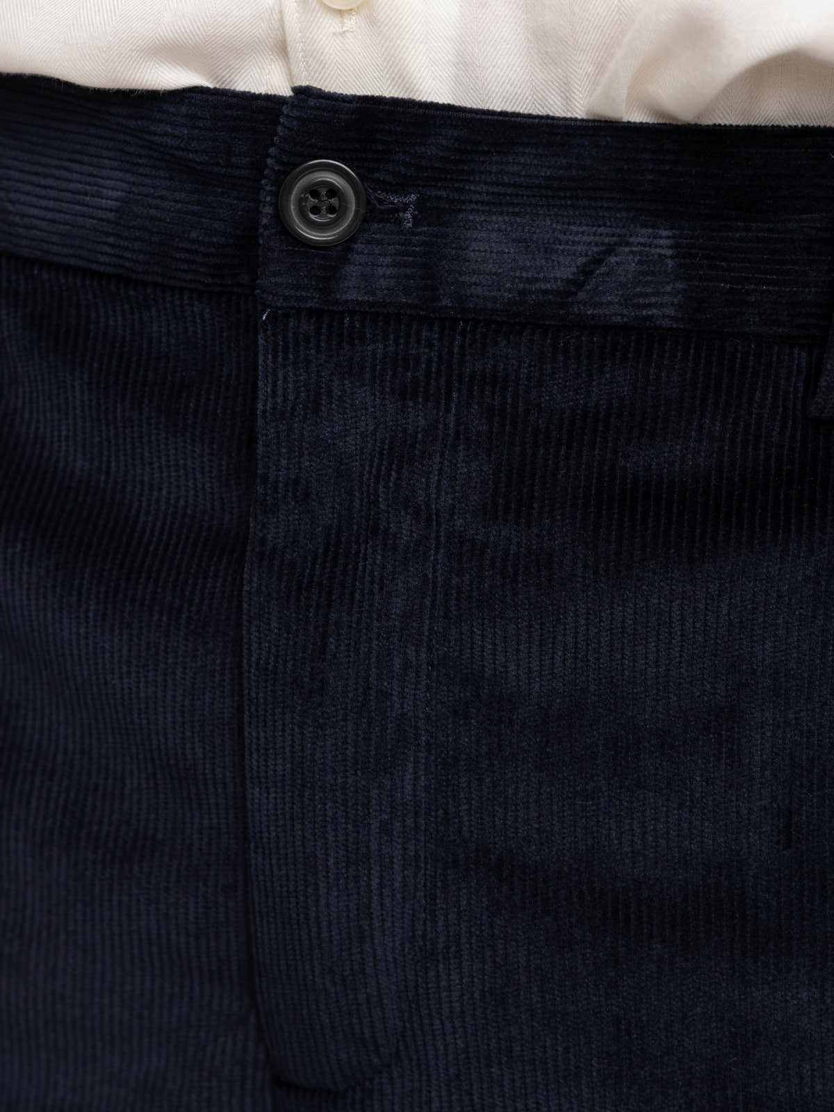 Navy Corduroy Chino Pants