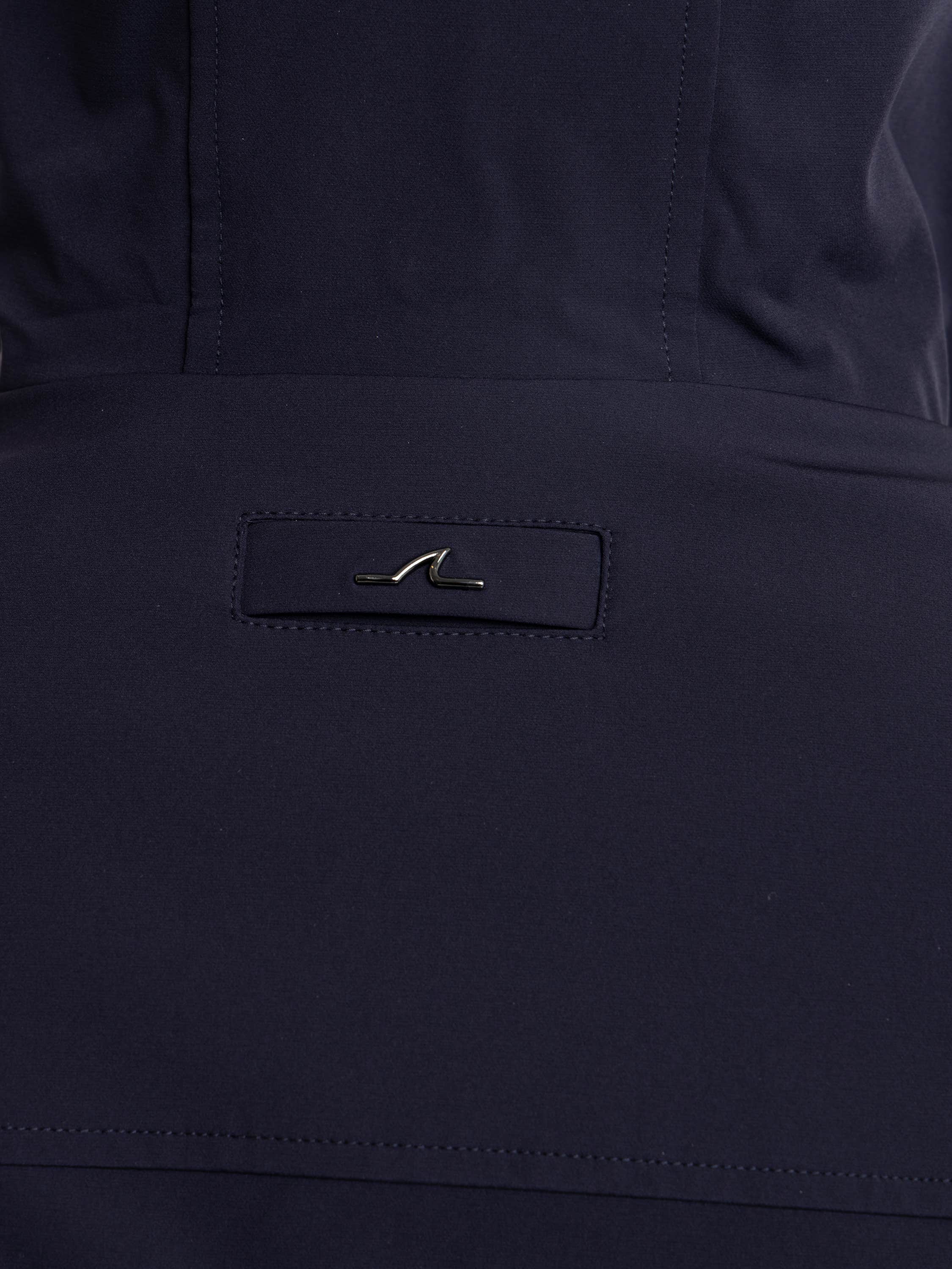 Navy Slim Fit Hooded Jacket