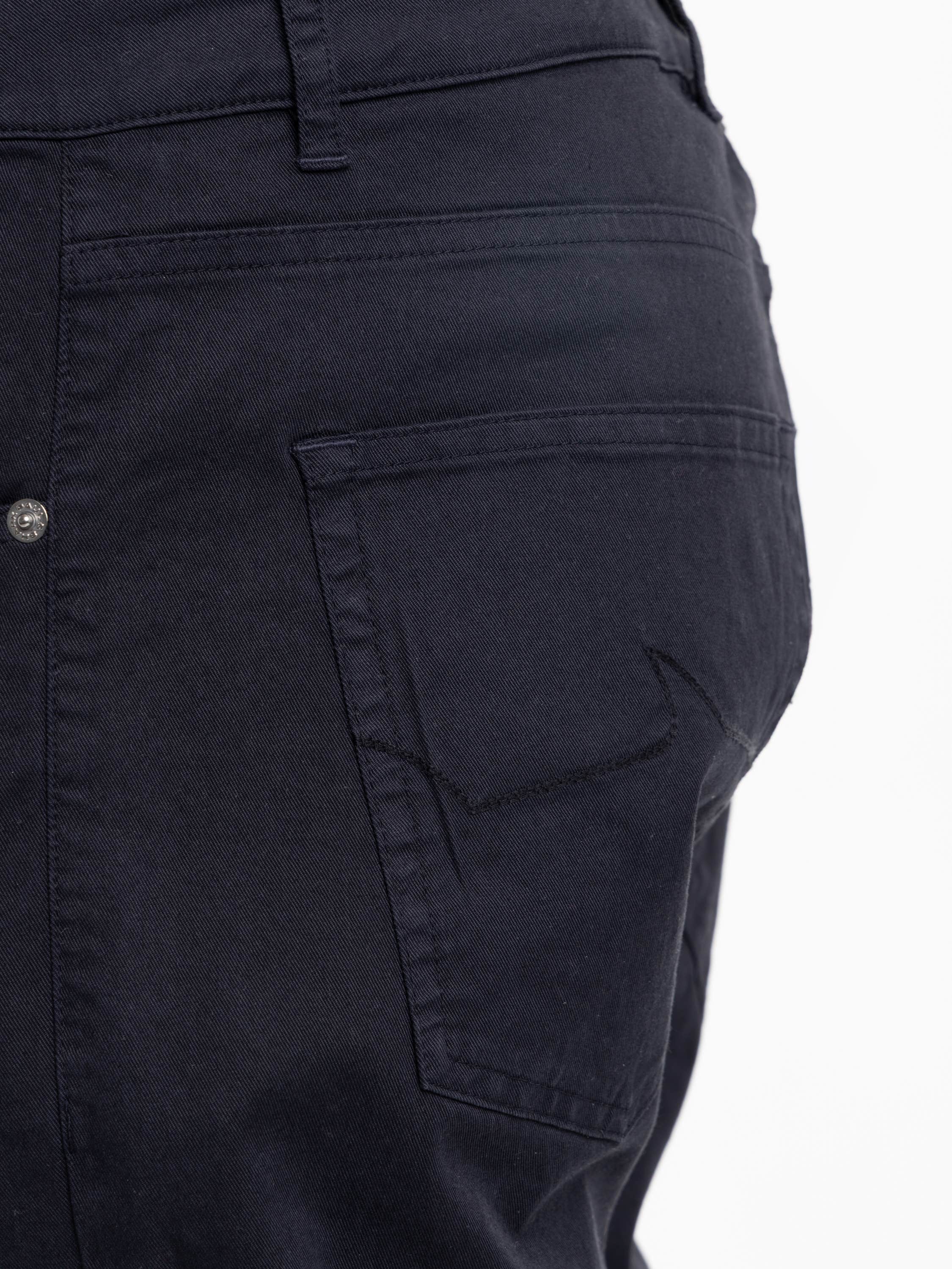 Navy Stretch Trousers