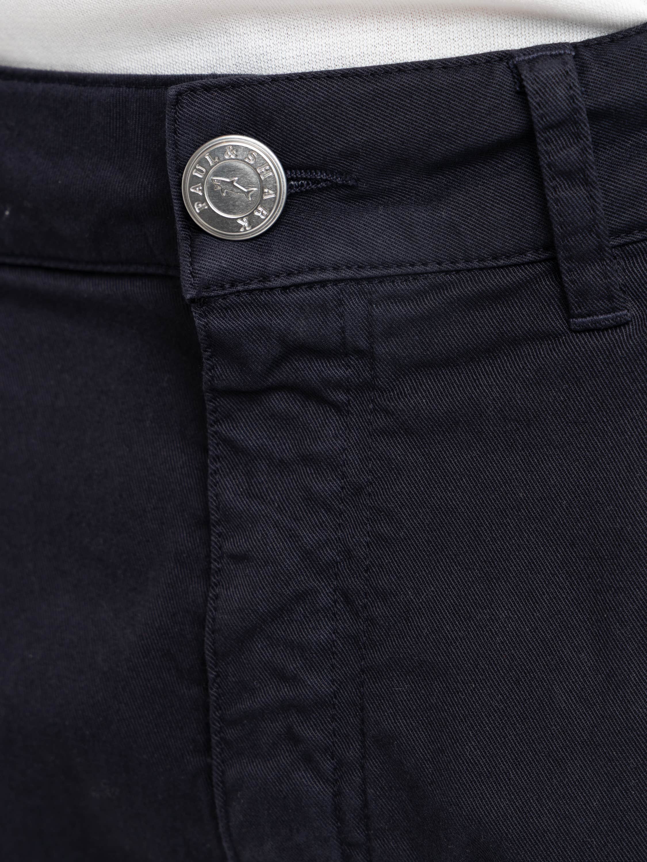 Navy Stretch Trousers