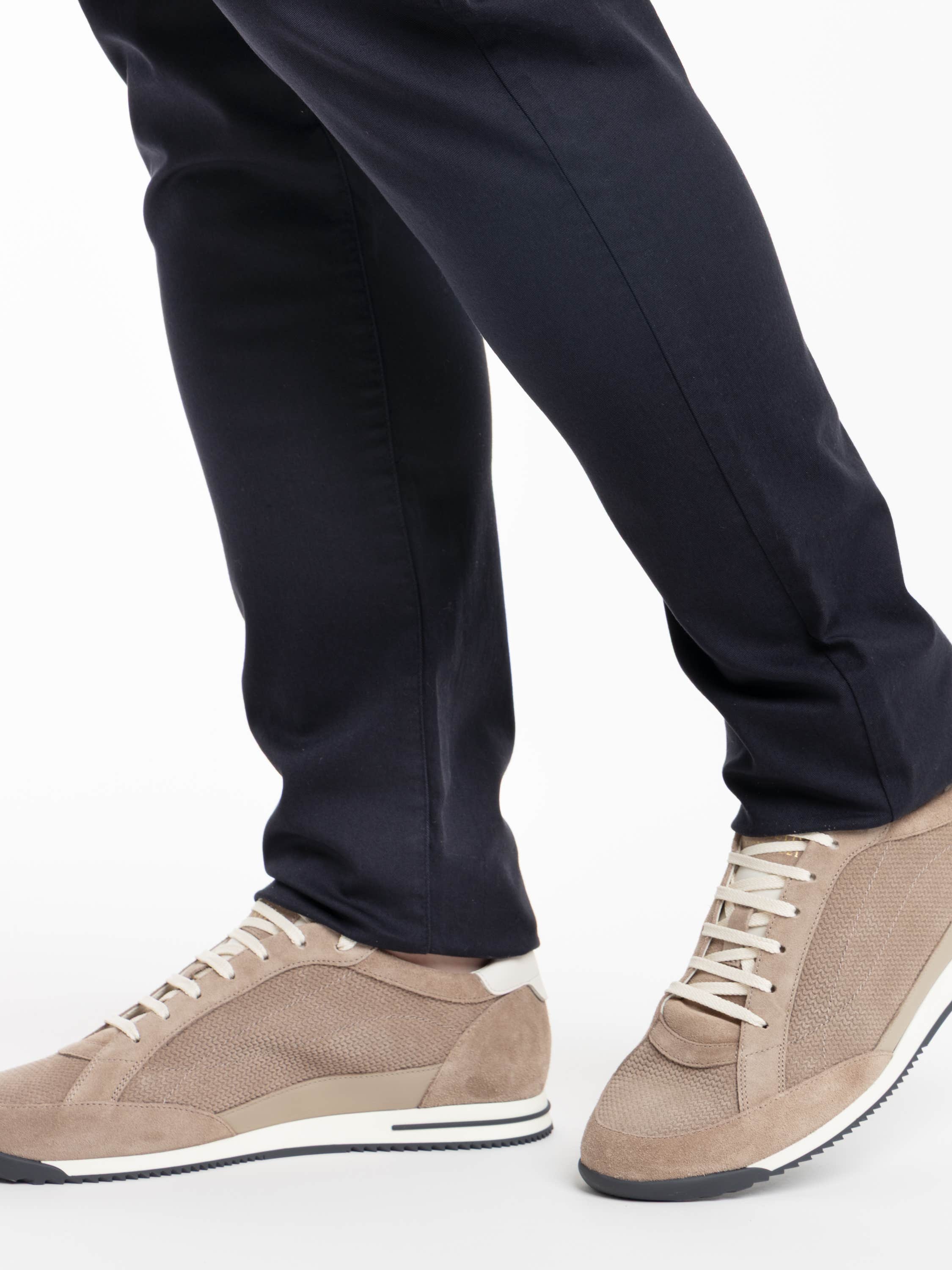 Navy Stretch Trousers
