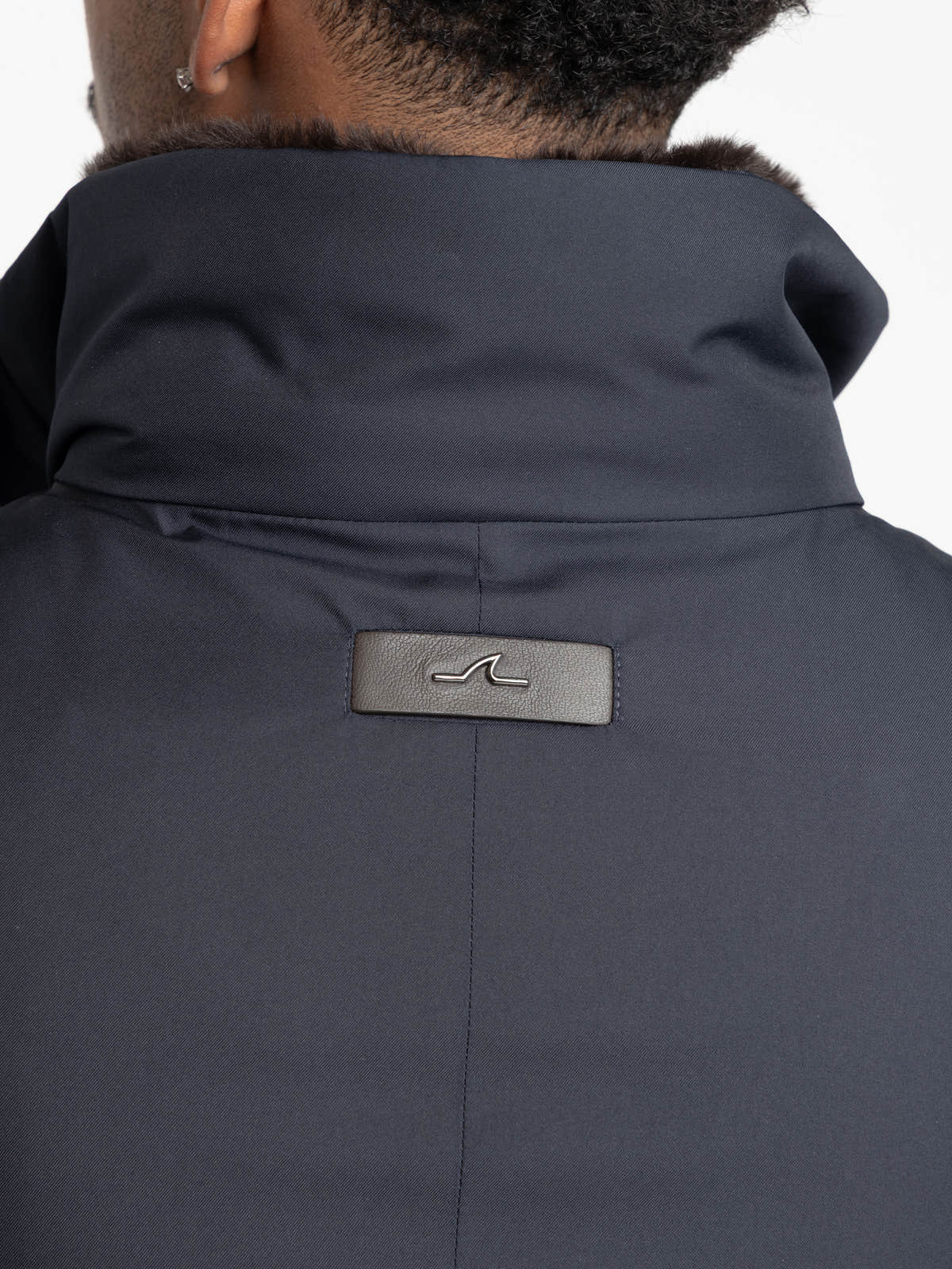 Navy Waterproof Stretch Parka