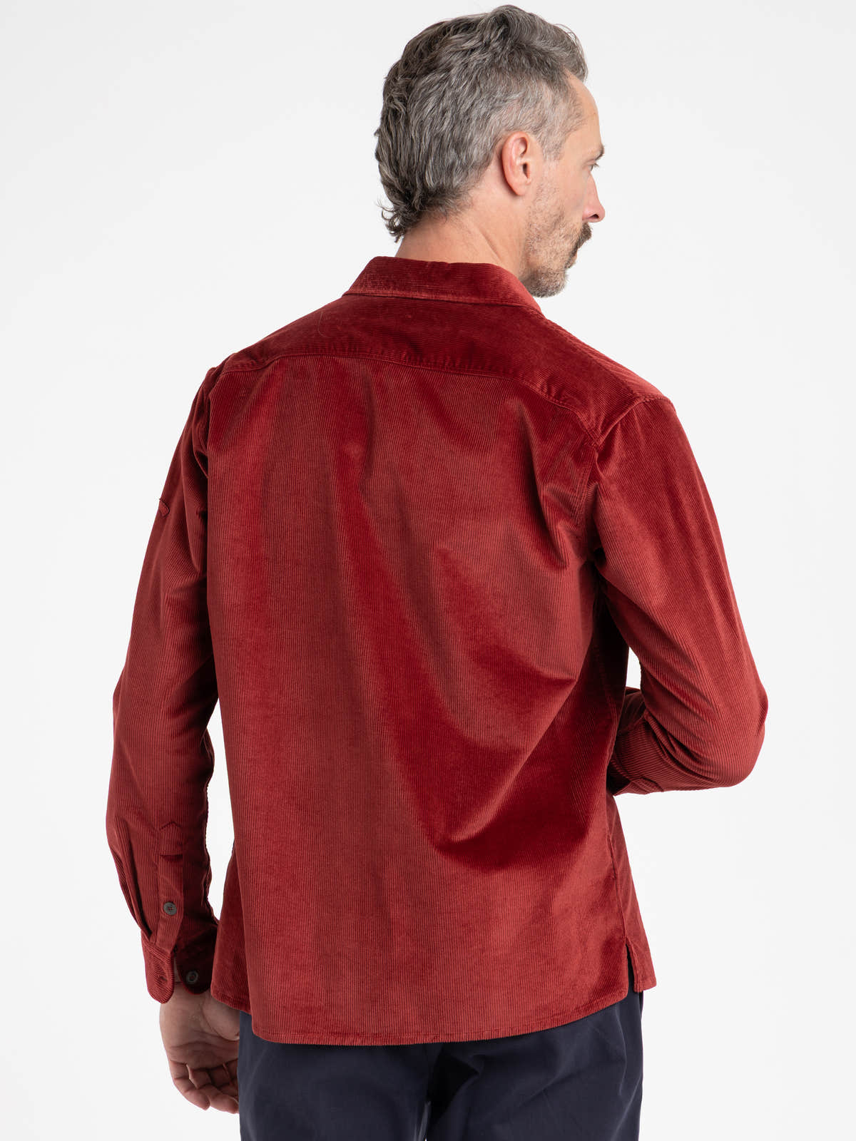 Red Corduroy Overshirt