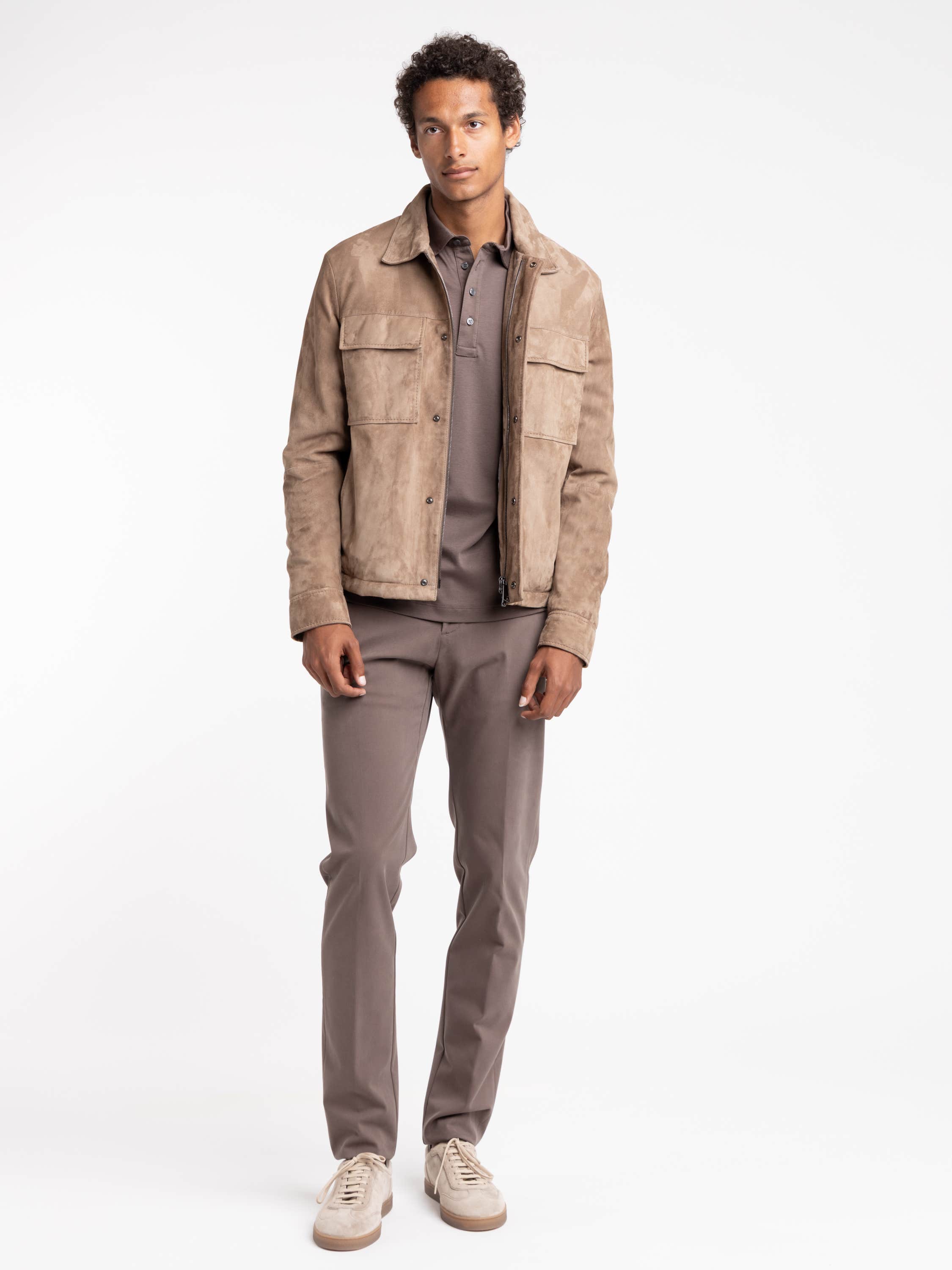 Brown Suede Aqualeather Jacket